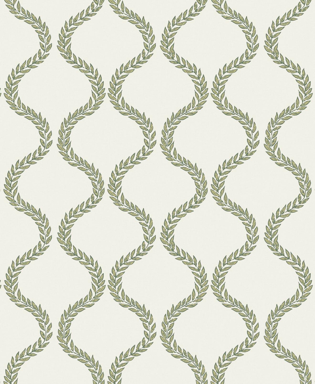 Laurel Leaf Trellis Willow Wallpaper - 143533_TILE_01.jpg