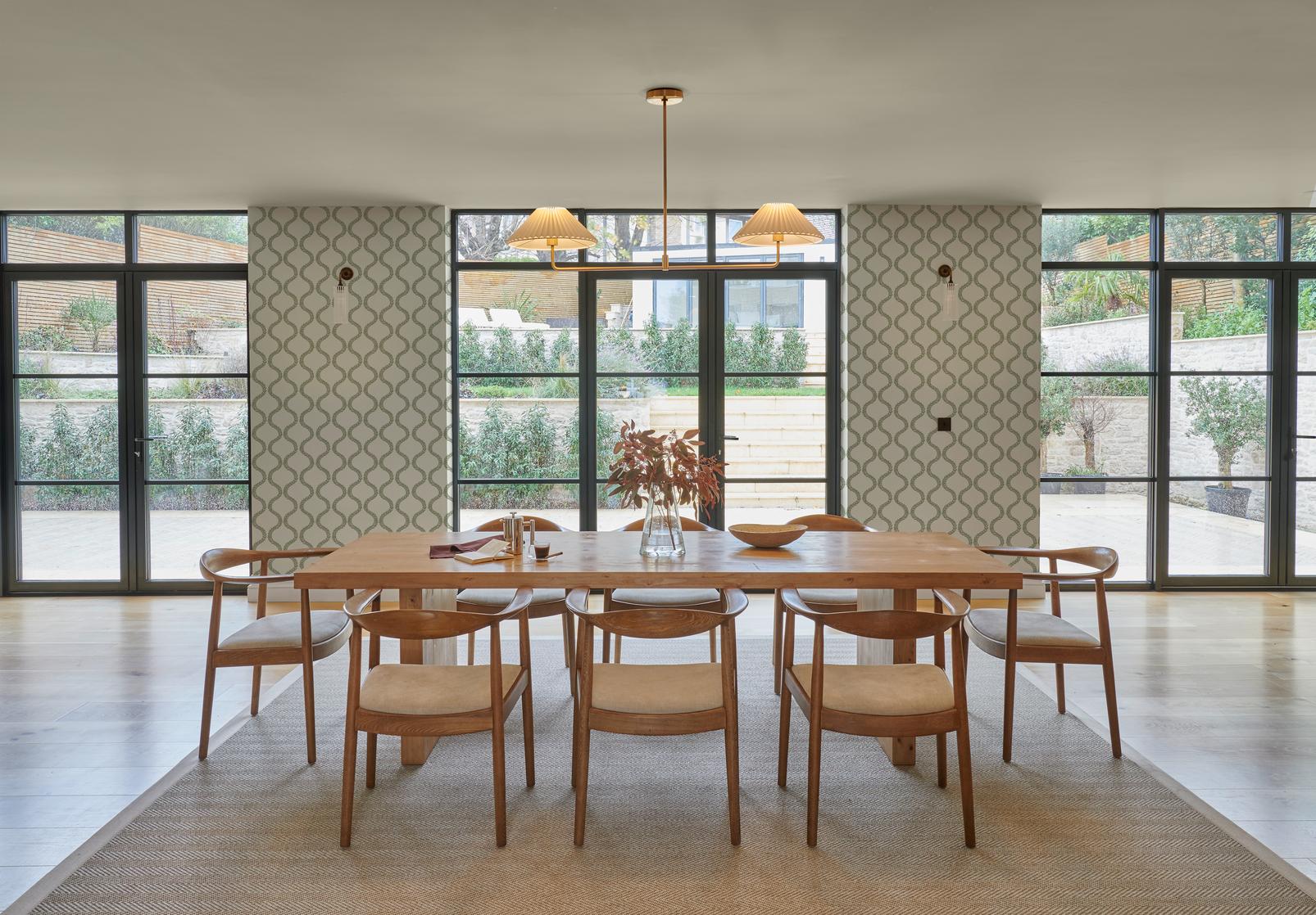 Laurel Leaf Trellis Willow Wallpaper - 143533_ROOMSET_01.jpg