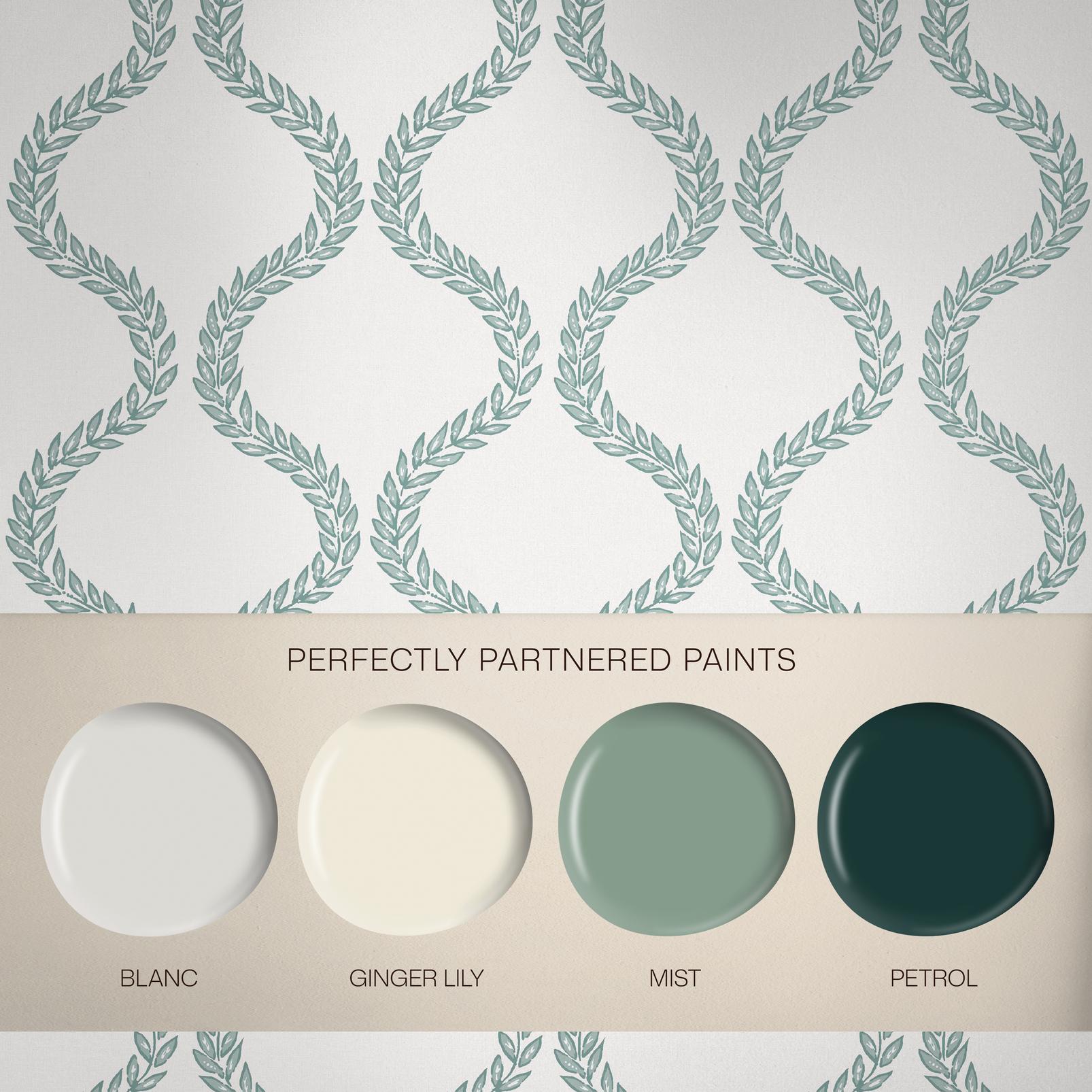 Laurel Leaf Trellis Mist Wallpaper - 143532_FLATLAY_01.jpg