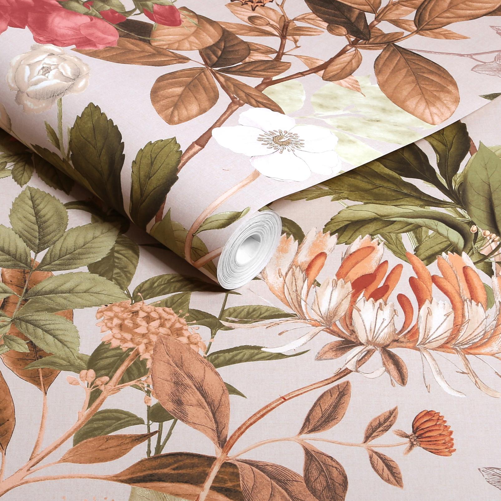 Bodnant Garden Whispering Rose Wallpaper (Set of 2) - 143509_ROLLSHOT_01.jpg