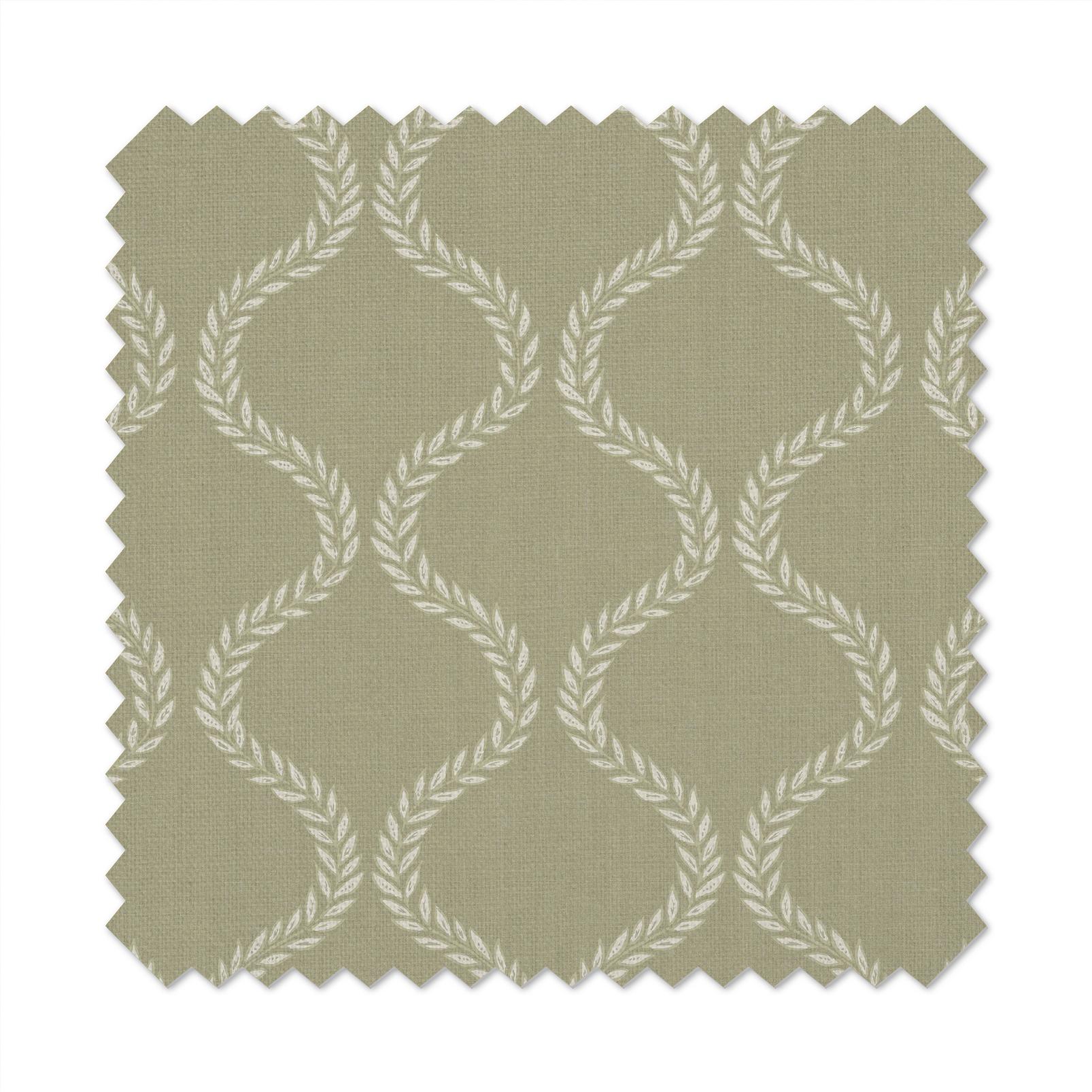 Laurel Leaf Trellis Sage Roman Blind - 143672rom_FLATLAY_01.jpg