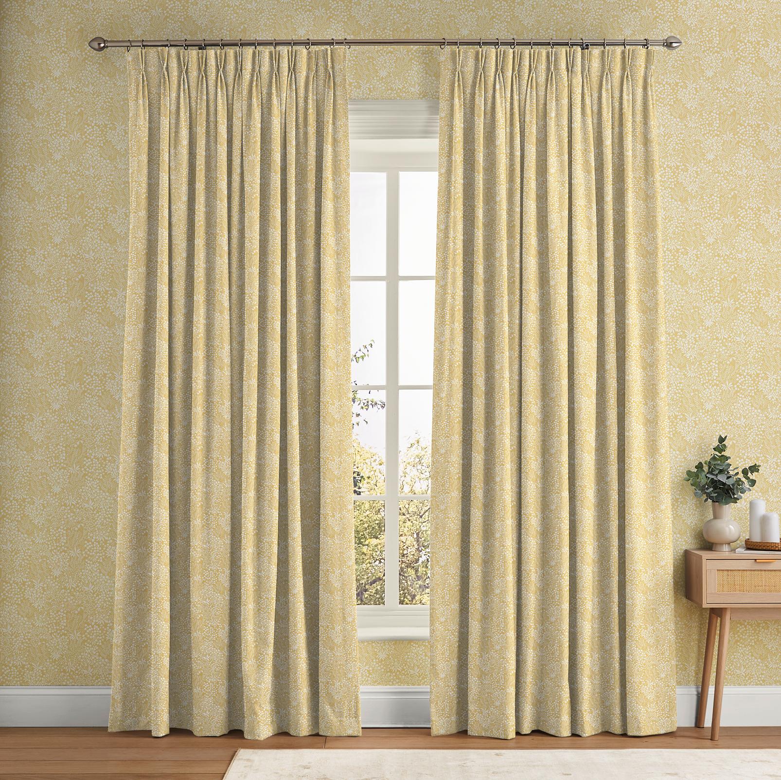 Daisyfield Crème Brûlée Curtain - 143618cur_ROOMSET_Daisyfield_Creme_Brulee_143539_Daisyfield_Creme_Brulee_Ginger_Lily.jpg