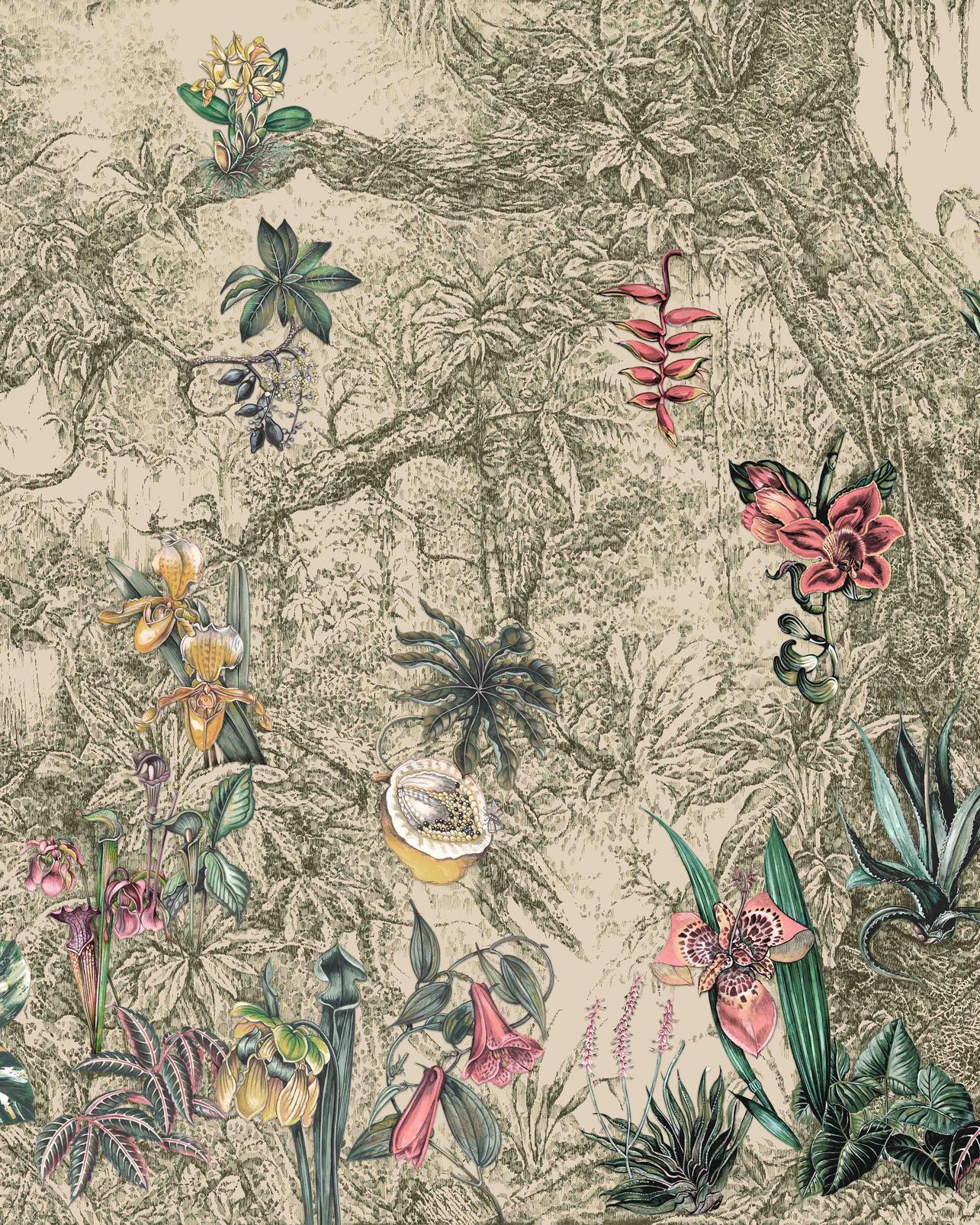 Whispering Tropics Willow Panoramic Bespoke Mural - 145828_TILE_01.jpg