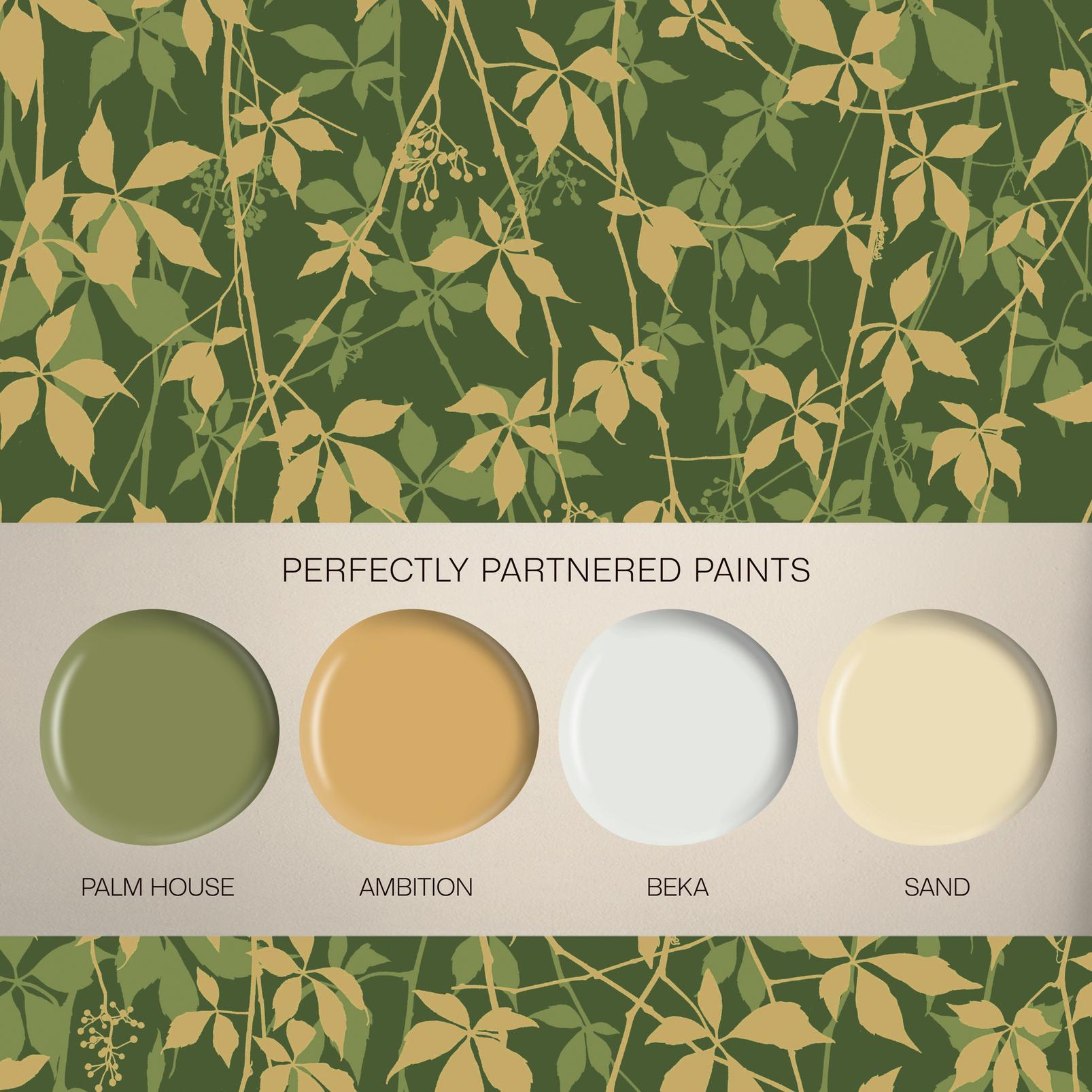 Clarissa Hulse Virginia Creeper Basil & Gold Wallpaper - 147010_FLATLAY_VIRGINIA CREEPER_BASIL & GOLD_01.jpg