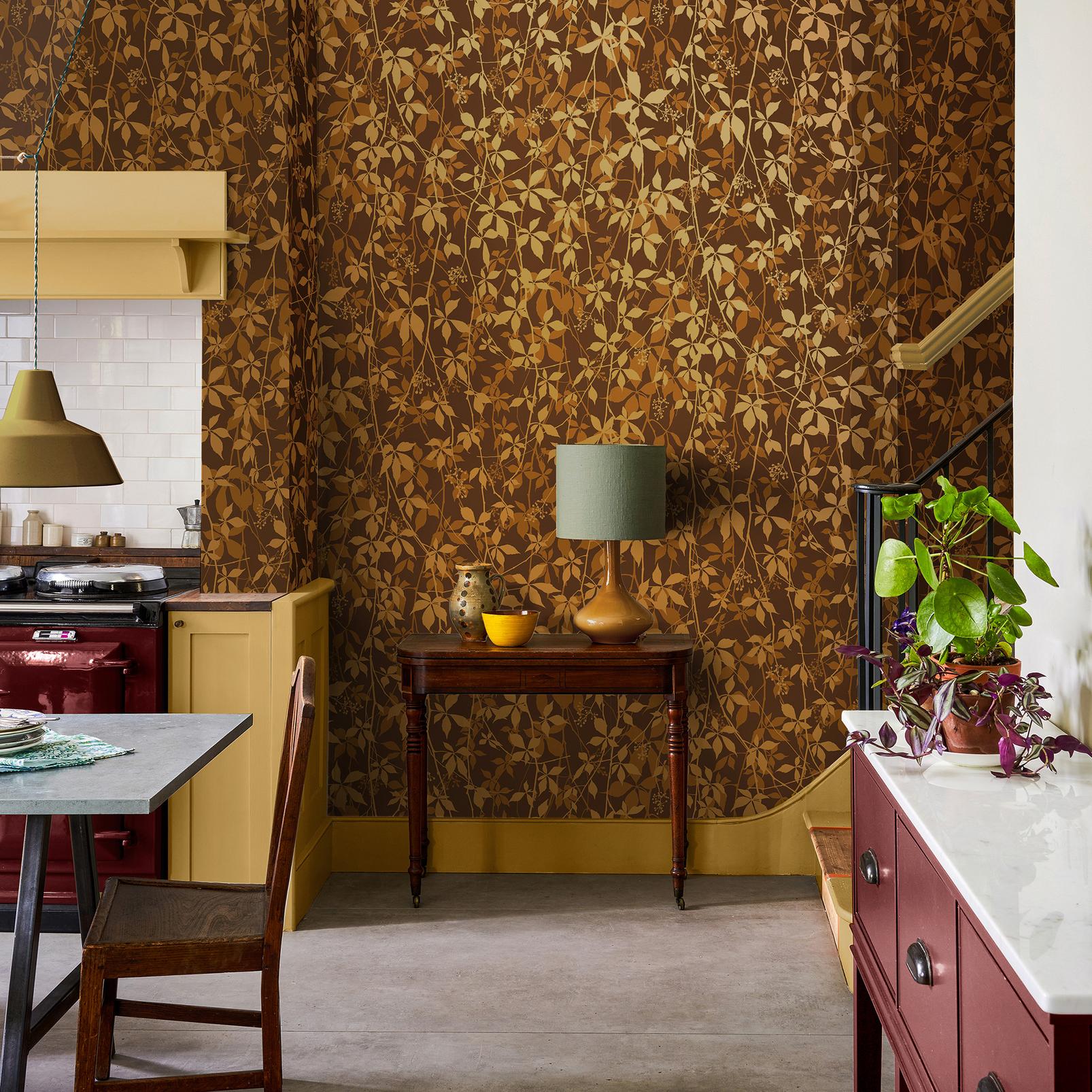 Clarissa Hulse Virginia Creeper Ochre & Gold Wallpaper - 147007_ROOMSET_VIRGINIA CREEPER OCHRE & GOLD_01.jpg