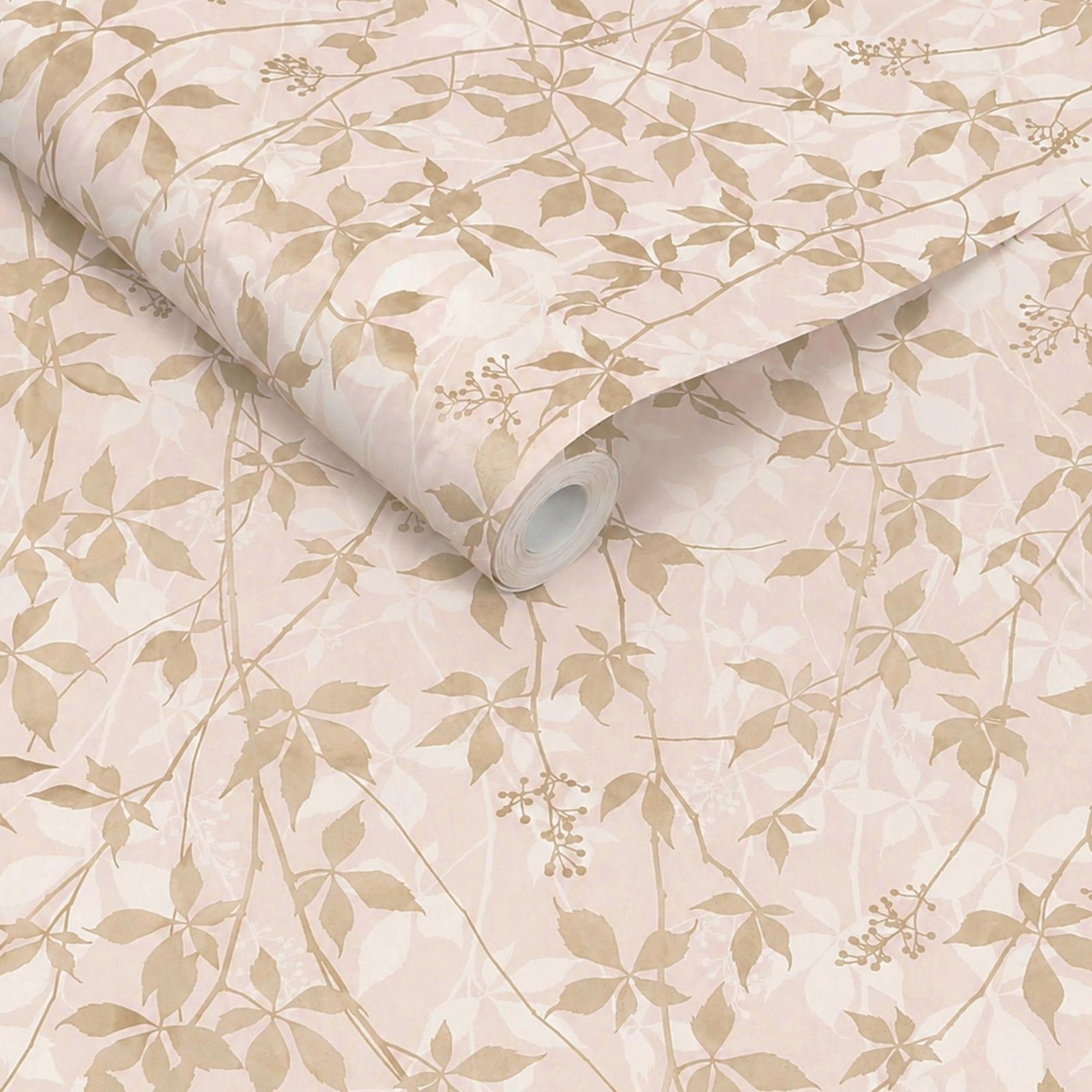 Clarissa Hulse Virginia Creeper Blush & Rose Gold Wallpaper - 147008_ROLLSHOT_VIRGINIA CREEPER_BLUSH & ROSE GOLD_01.jpg
