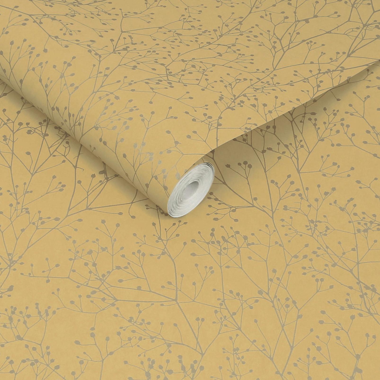 Clarissa Hulse Gypsophila Primrose & Pewter Wallpaper - 146992_ROLLSHOT_GYPSOPHILA PRIMROSE & PEWTER_01.jpg