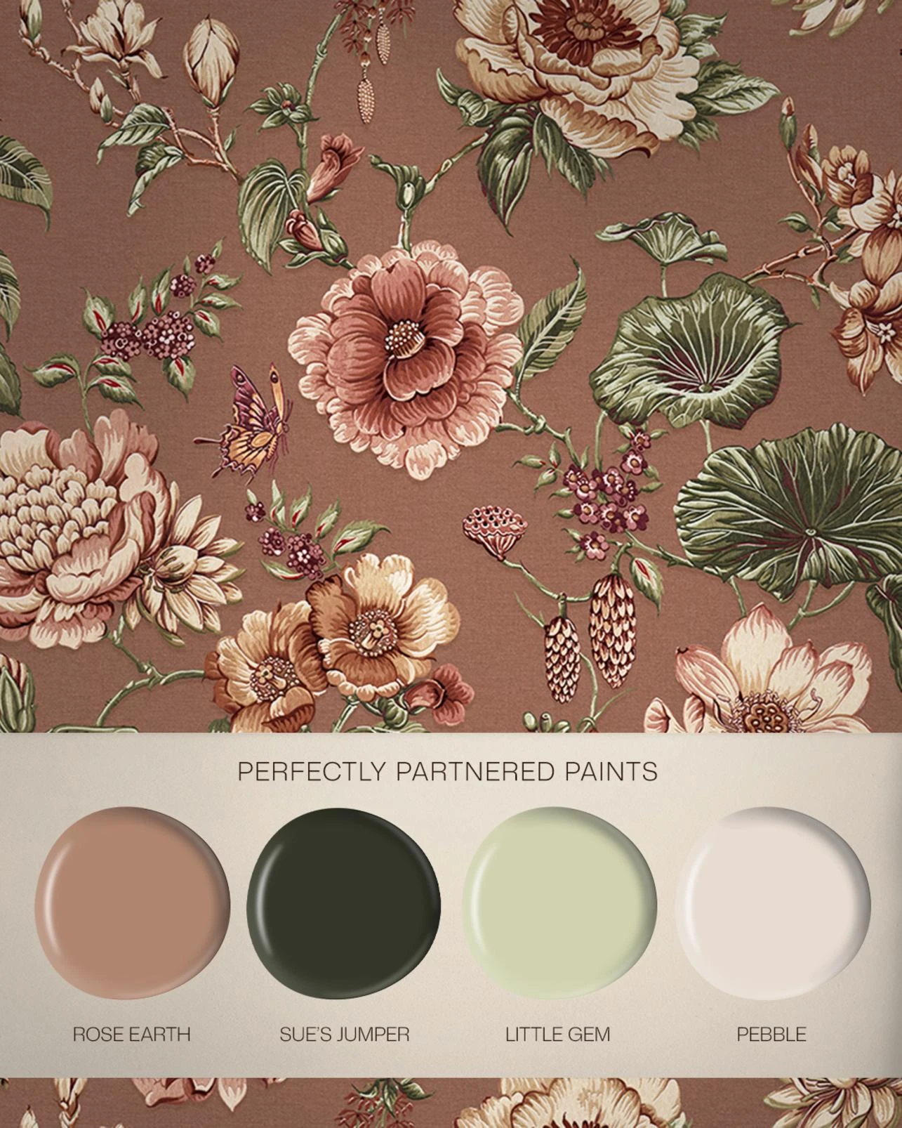 Roselle Grove Dusky Pink Wallpaper (Set of 2) - 146399_FLATLAY_ROSELLEGROVE_DUSKYPINK_ROSEEARTH_SUESJUMPER_LITTLEGEM_PEBBLE.jpg