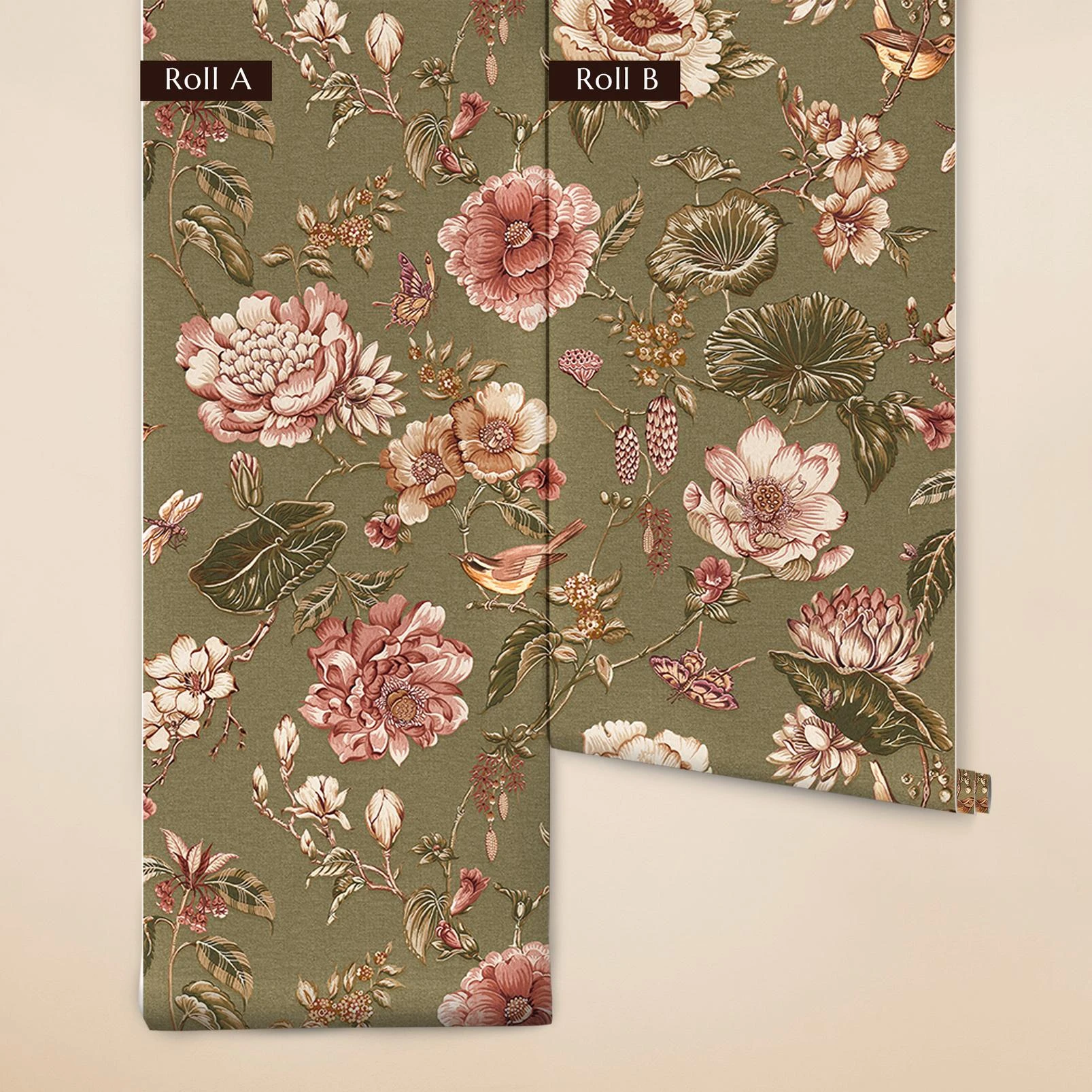 Roselle Grove Moss Wallpaper (Set of 2) - 146398_DETAIL_01_ROSELLE_GROVE_MOSS.jpg