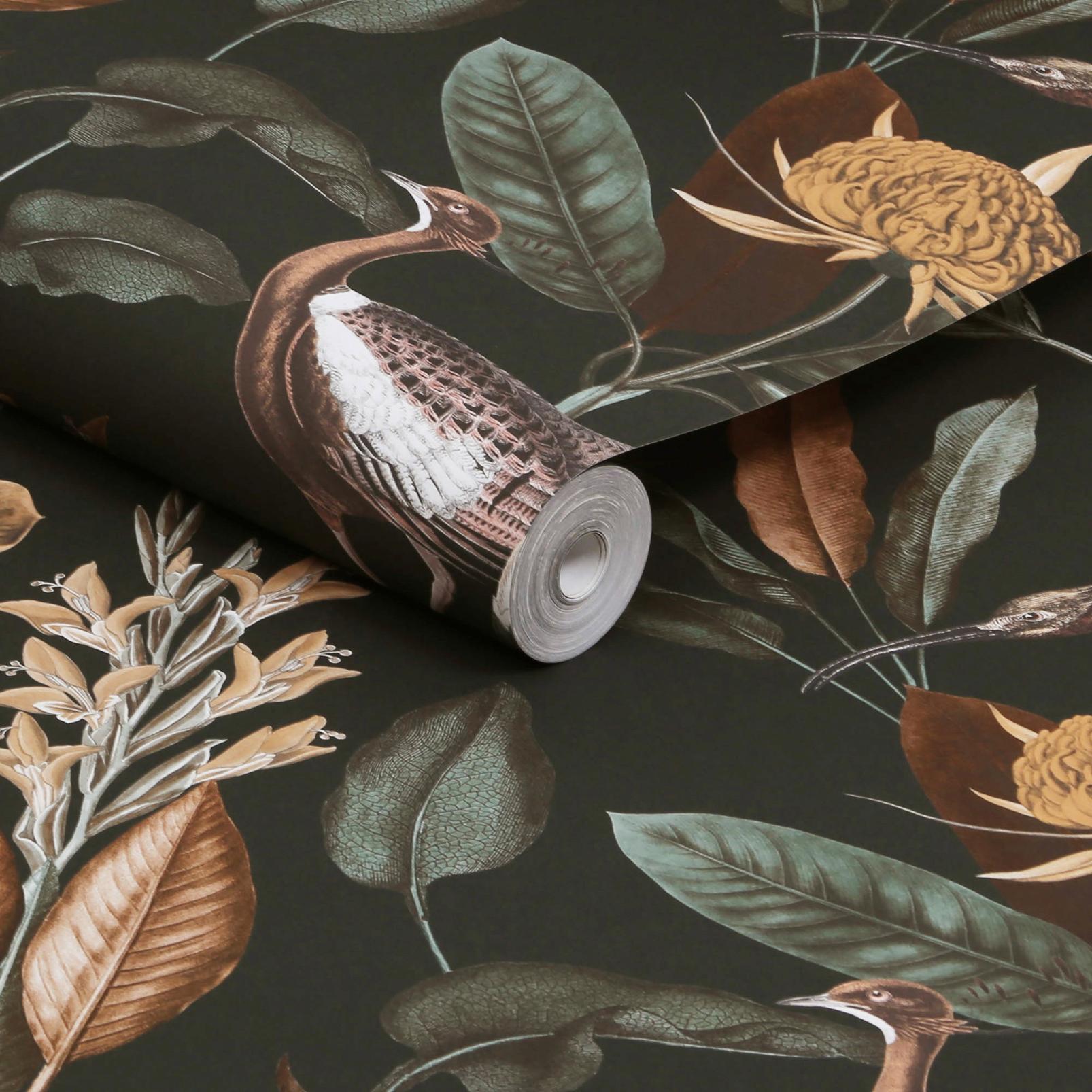 Glasshouse Moss Wallpaper - 147877_ROLLSHOT_GLASSHOUSE_PETROL.jpg