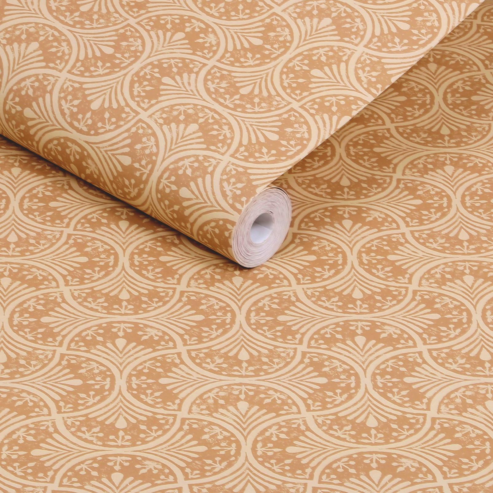 Hopwood Terracotta Wallpaper - 147873_ROLLSHOT_HOPWOOD_TERRACOTTA.jpg
