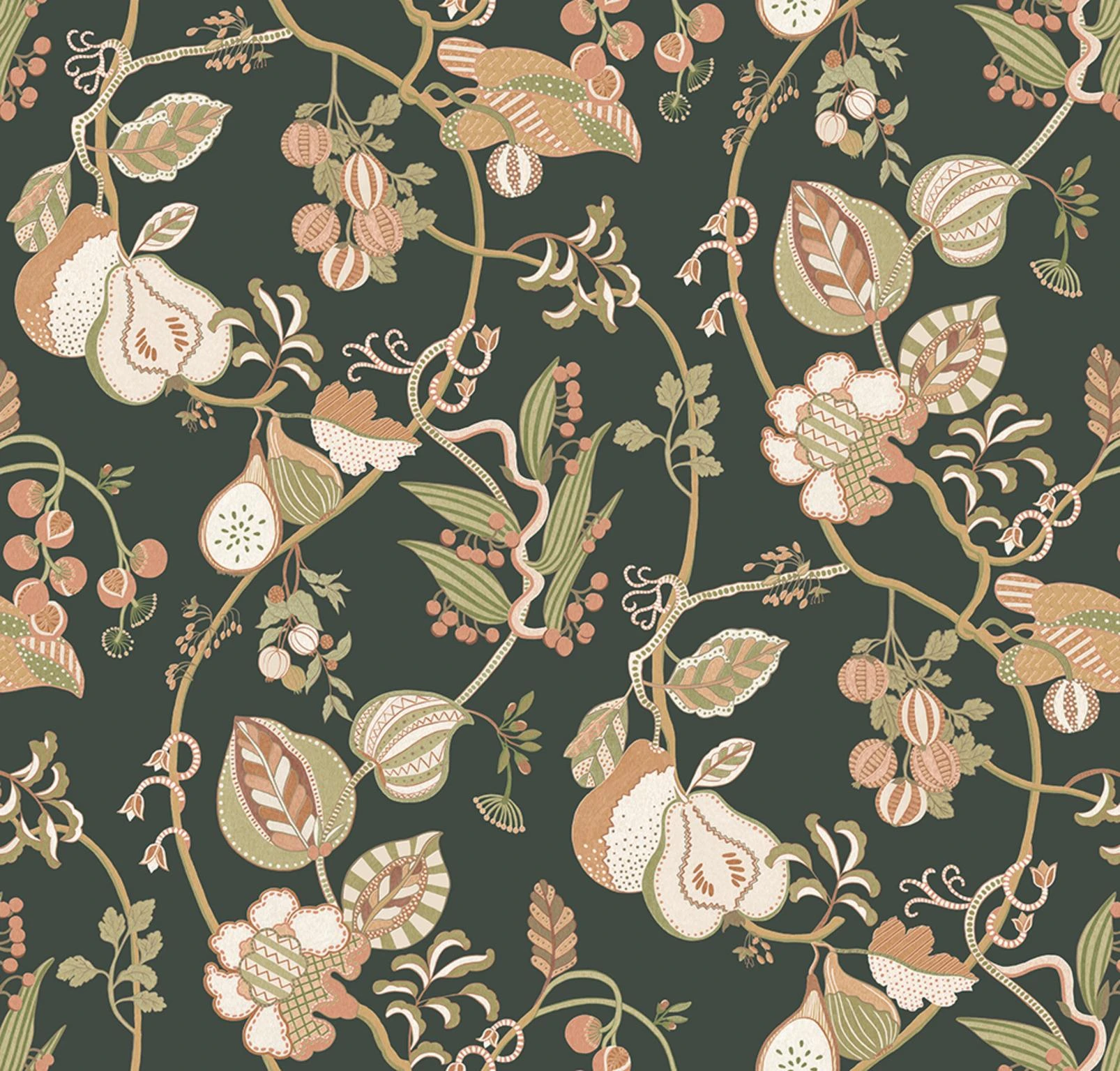 Orchard Tapestry Petrol Wallpaper - 146422_TILE_ORCHARD_TAPESTRY_PETROL.jpg