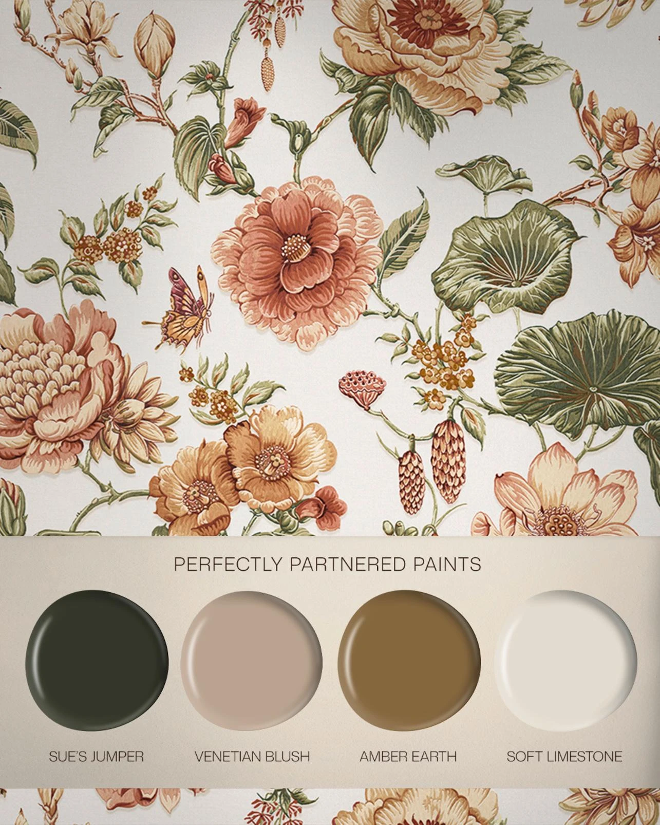 Roselle Grove Blush Wallpaper (Set of 2) - 146400_FLATLAY_ROSELLEGROVE_BLUSH_SUESJUMPER_VENETIANBLUSH_AMBEREARTH_SOFTLIMESTONE.jpg