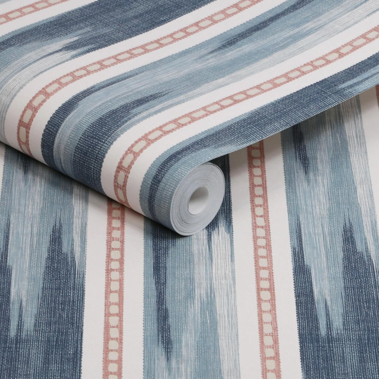 Forge Stripe Blue Wallpaper - 146404_ROLLSHOT_FORGE_STRIPE_BLUE.jpg