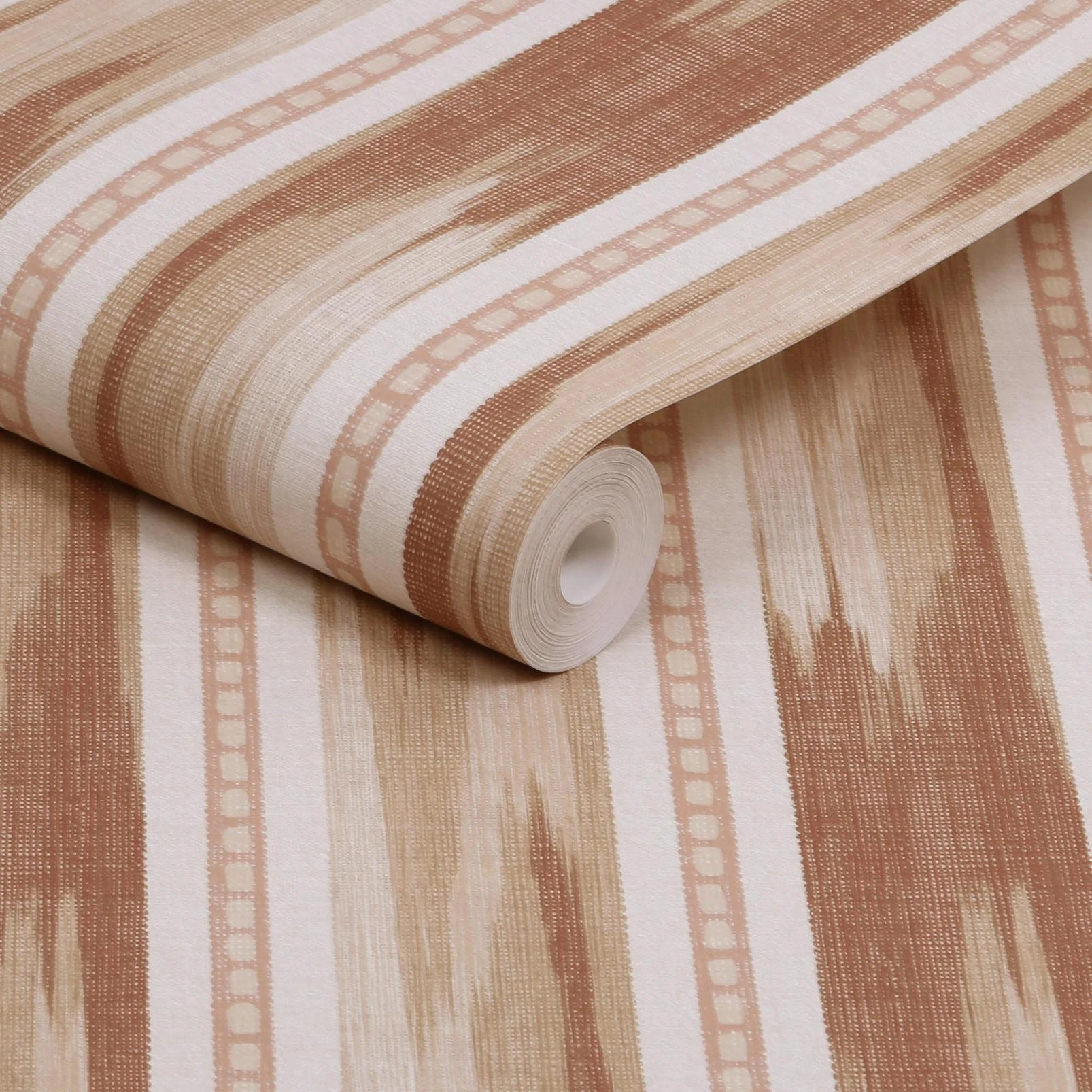 Forge Stripe Terracotta Wallpaper - 146406_ROLLSHOT_FORGE_STRIPE_TERRACOTTA.jpg