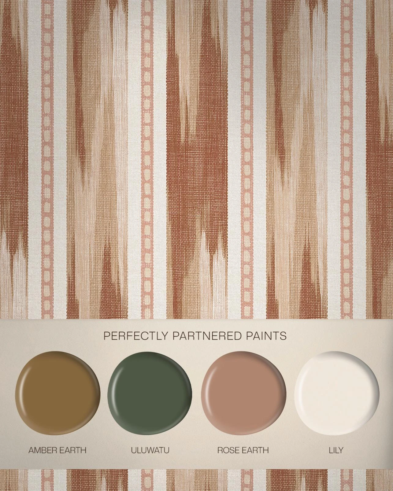Forge Stripe Terracotta Wallpaper - 146406_FLATLAY_FORGE_STRIPE_TERRACOTTA_AMBEREARTH_ULUWATU_ROSEEARTH_LILY.jpg