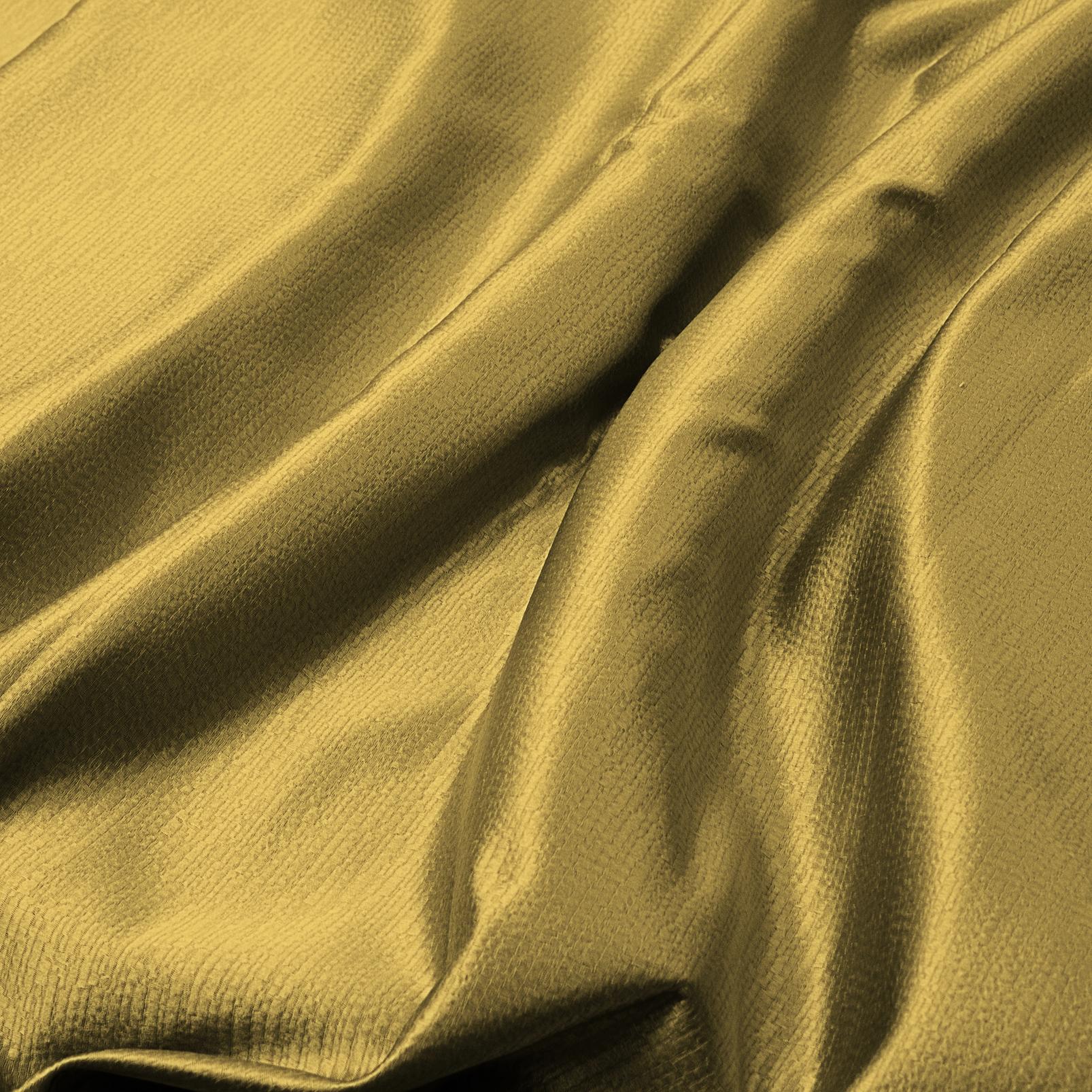 Ethereal Warm Gold Curtains fabric close up image