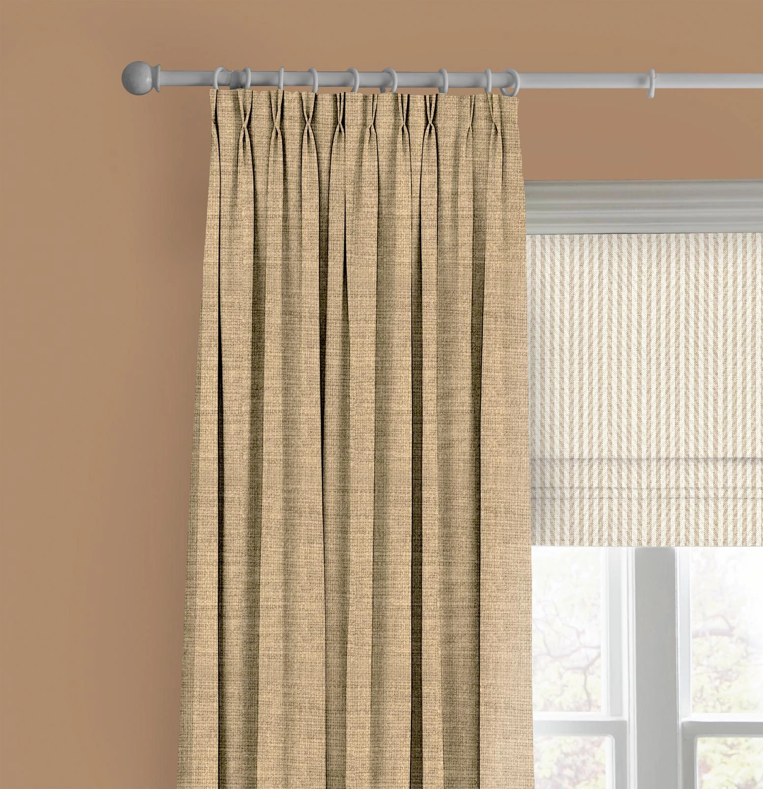 Elara Stripe Natural Roman Blind - 147880rom_CAMEO_Elara_Stripe_Natural_116224cur_Wallace_Cream_Toasted_Almond.jpg