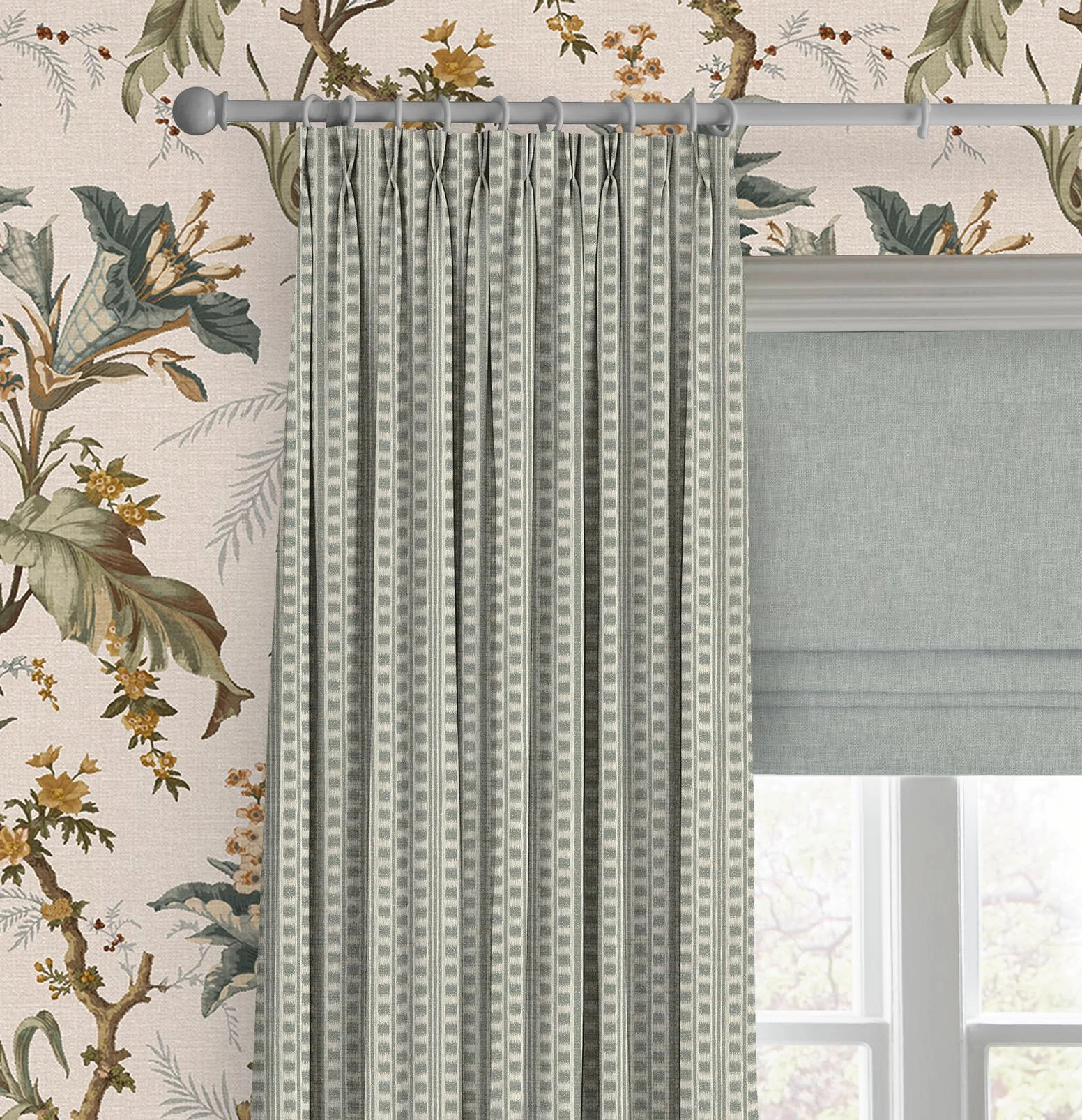 Kiln Ticking Seafoam Curtain - 147883cur_CAMEO_Kiln_Ticking_Seafoam_116184_Wallace Cool Blue_146392_Arbour_Press_Celeste.jpg