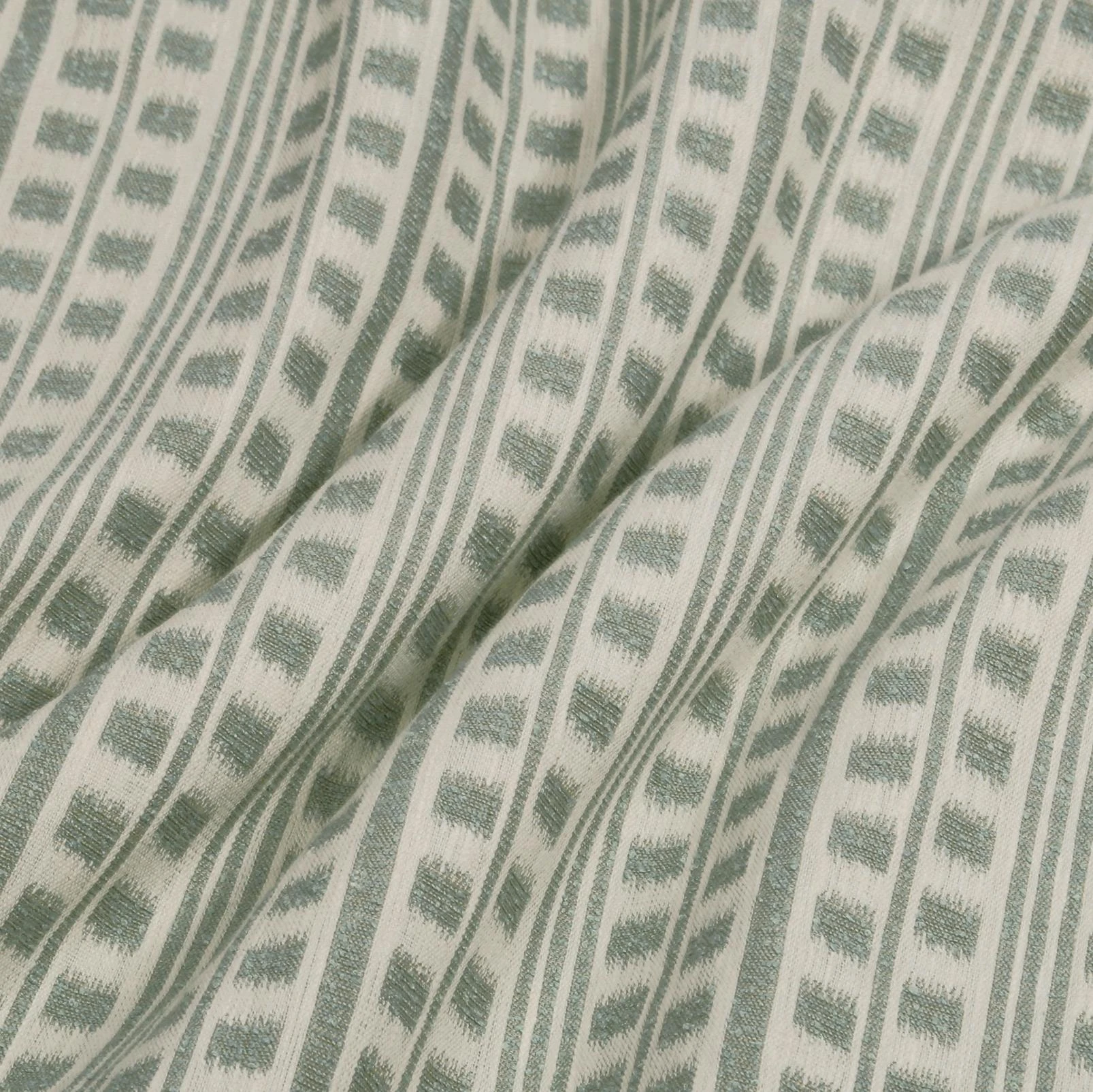 Kiln Ticking Seafoam Curtain - 147883cur_FABRIC_Kiln_Ticking_Seafoam_SCRUNCH.jpg
