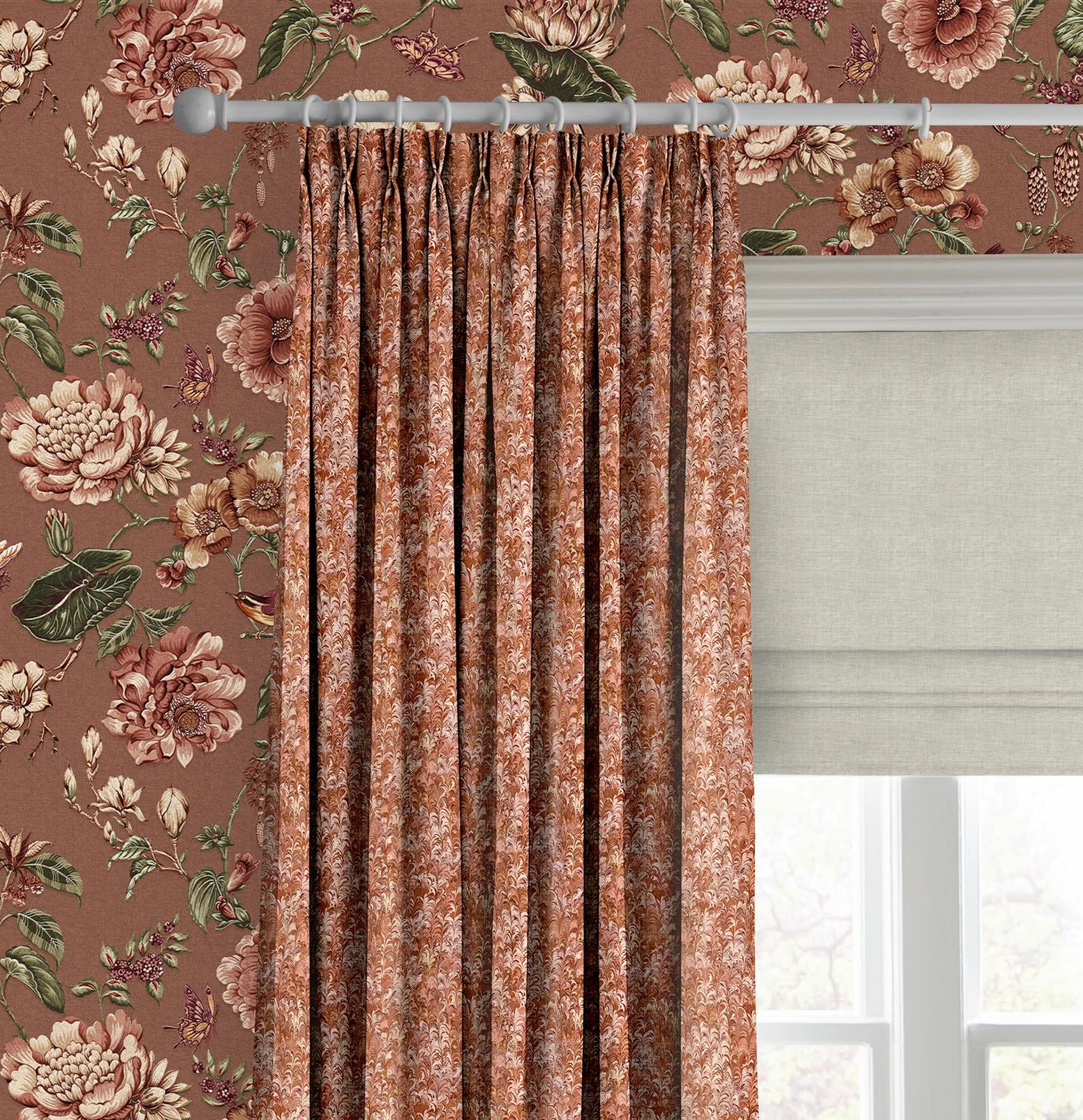 Marbre Pink Curtain - 147060cur_CAMEO_MARBREPINK_116236rom_WALLACENUDE_146399_ROSELLEGROVEDUSKYPINK.jpg