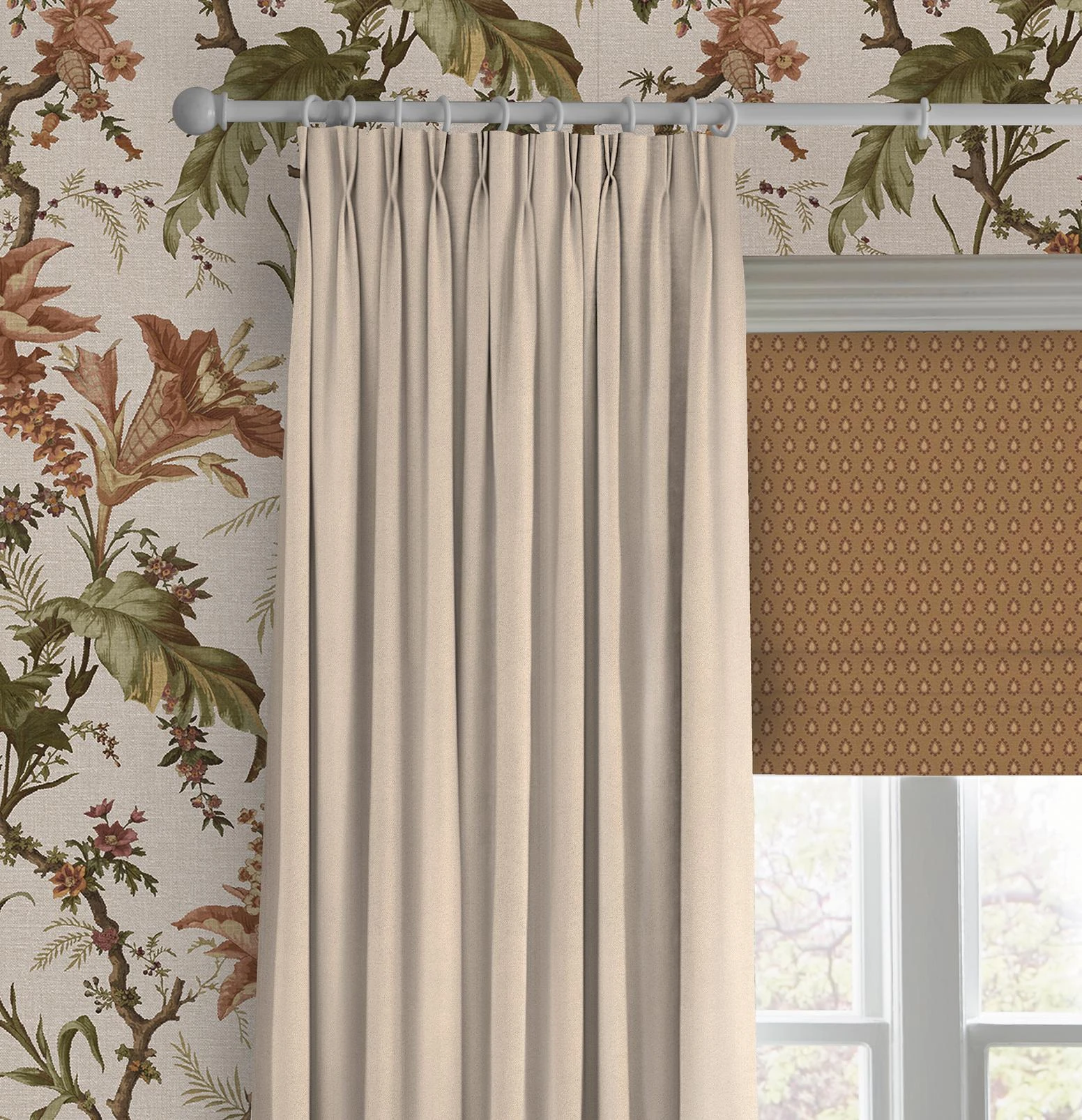 Dobby Ochre Roman Blind - 147029rom_CAMEO_DOBBY_ORCHE_116171cur_OPULENCECREAM_146392_ARBOURPRESSCELESTE_.jpg