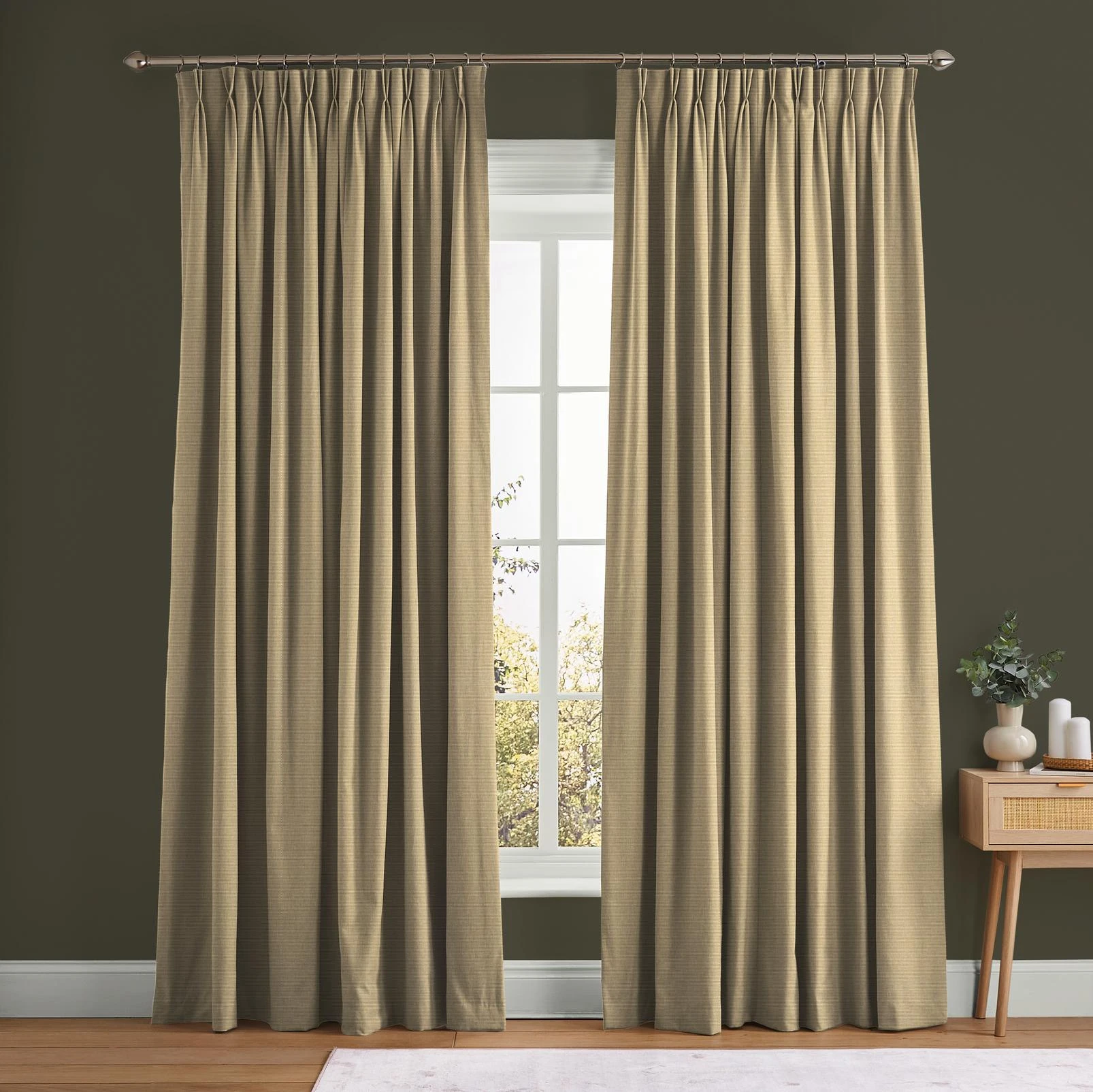 Ember Weave Olive Curtain - 147890cur_ROOMSET_01.jpg