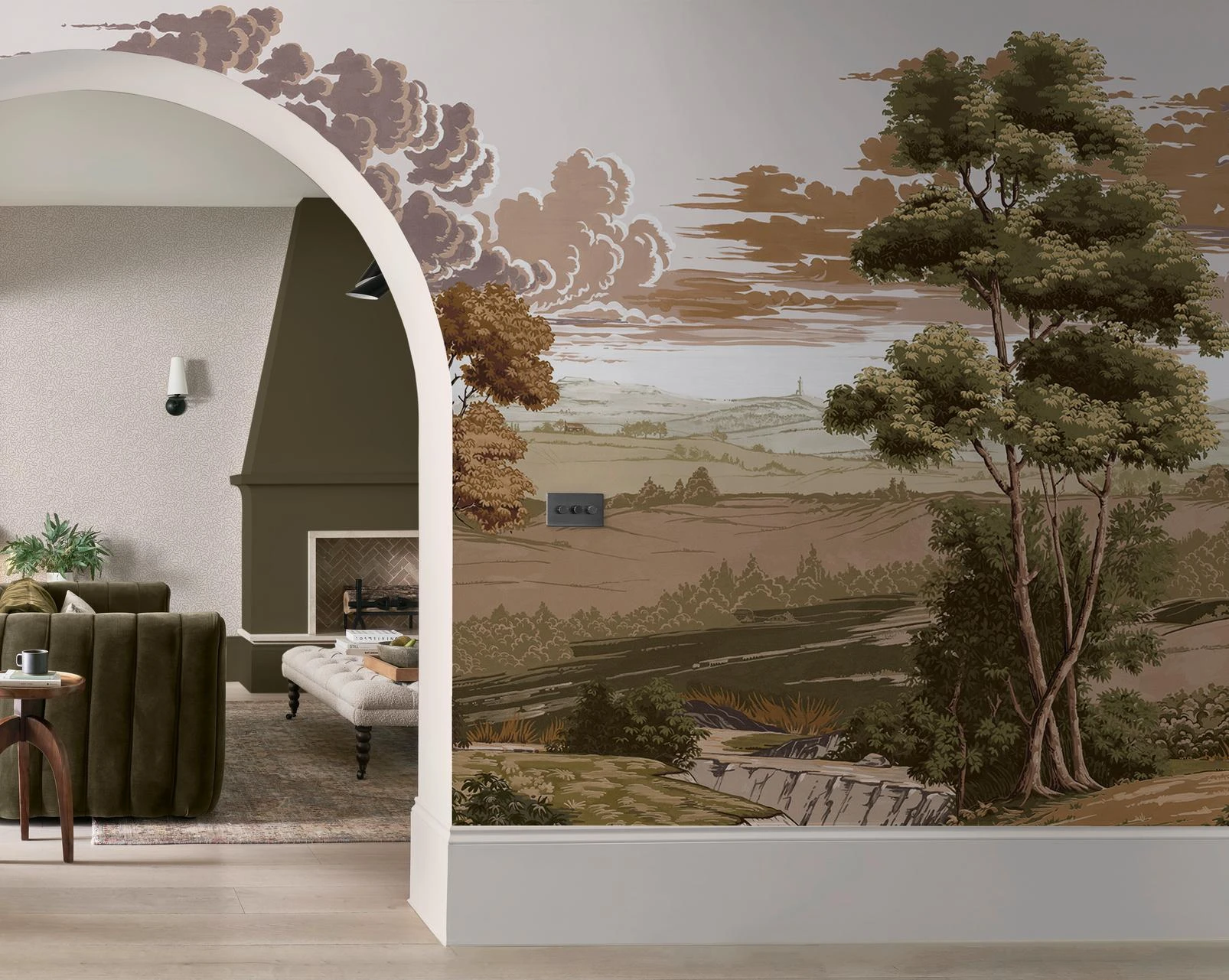 Red Rose County Natural Bespoke Mural - 146740_ROOMSET_RedRoseCountyNatural_Pebble_Battle_143566_WateryLaneWhisperingRose.jpg