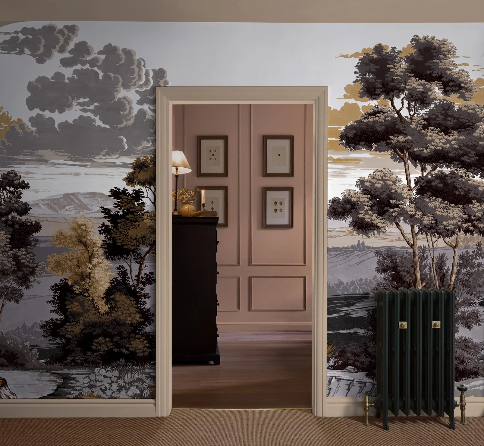 Red Rose County Grey Bespoke Mural - 146704_ROOMSET_RedRoseCountyGrey_VenetianBlush_RoseEarth.jpg