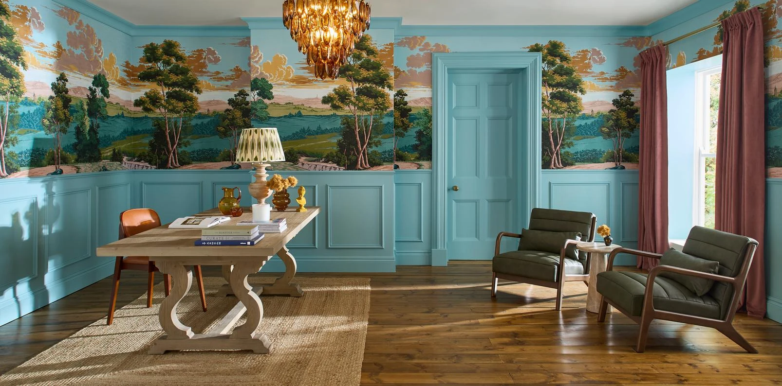 Red Rose County Day Bespoke Mural - 146722_ROOMSET_RedRoseCounty_AngelBay_RoseEarth_147896cur_OpulenceVintageMulberry_MAIN.jpg