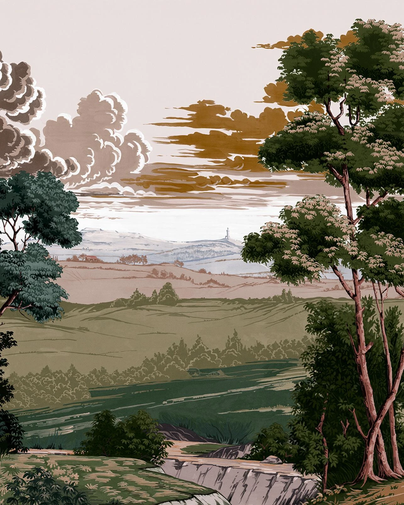 Red Rose County Olive Bespoke Mural - 146731_TILE_02_REDROSECOUNTY_OLIVE.jpg