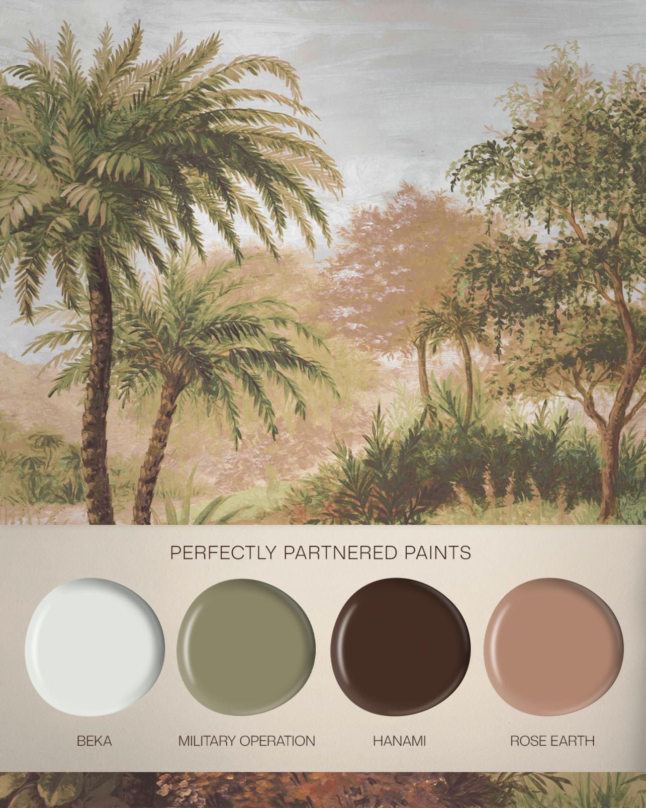 Caelum Palms Ochre Bespoke Mural - 146659_FLATLAY_CAELUM_PALMS_ORCHE_BEKA_MILITARYOPERATION_HANAMI_ROSEEARTH.jpg