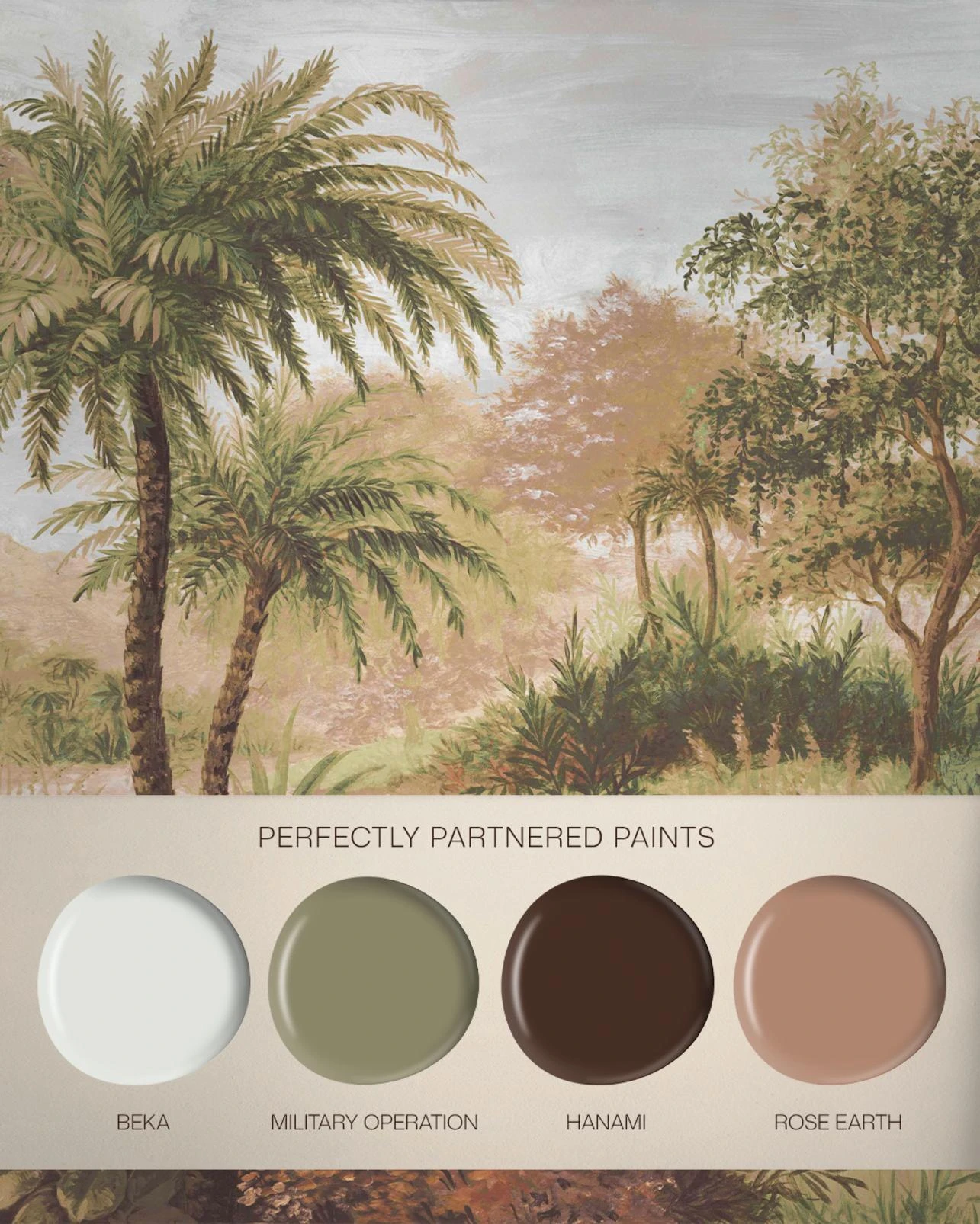 Caelum Palms Ochre Bespoke Mural - 146659_FLATLAY_CAELUM_PALMS_ORCHE_BEKA_MILITARYOPERATION_HANAMI_ROSEEARTH.jpg