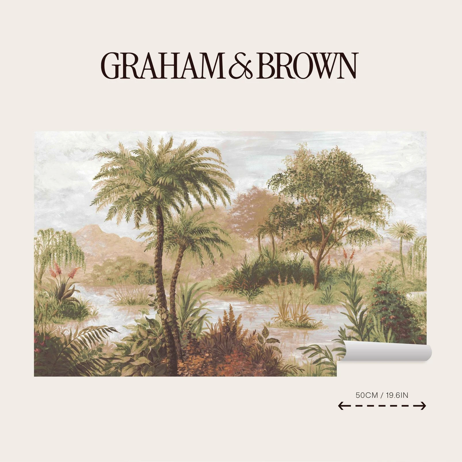 Caelum Palms Ochre Bespoke Mural - 146659_STRIP.jpg