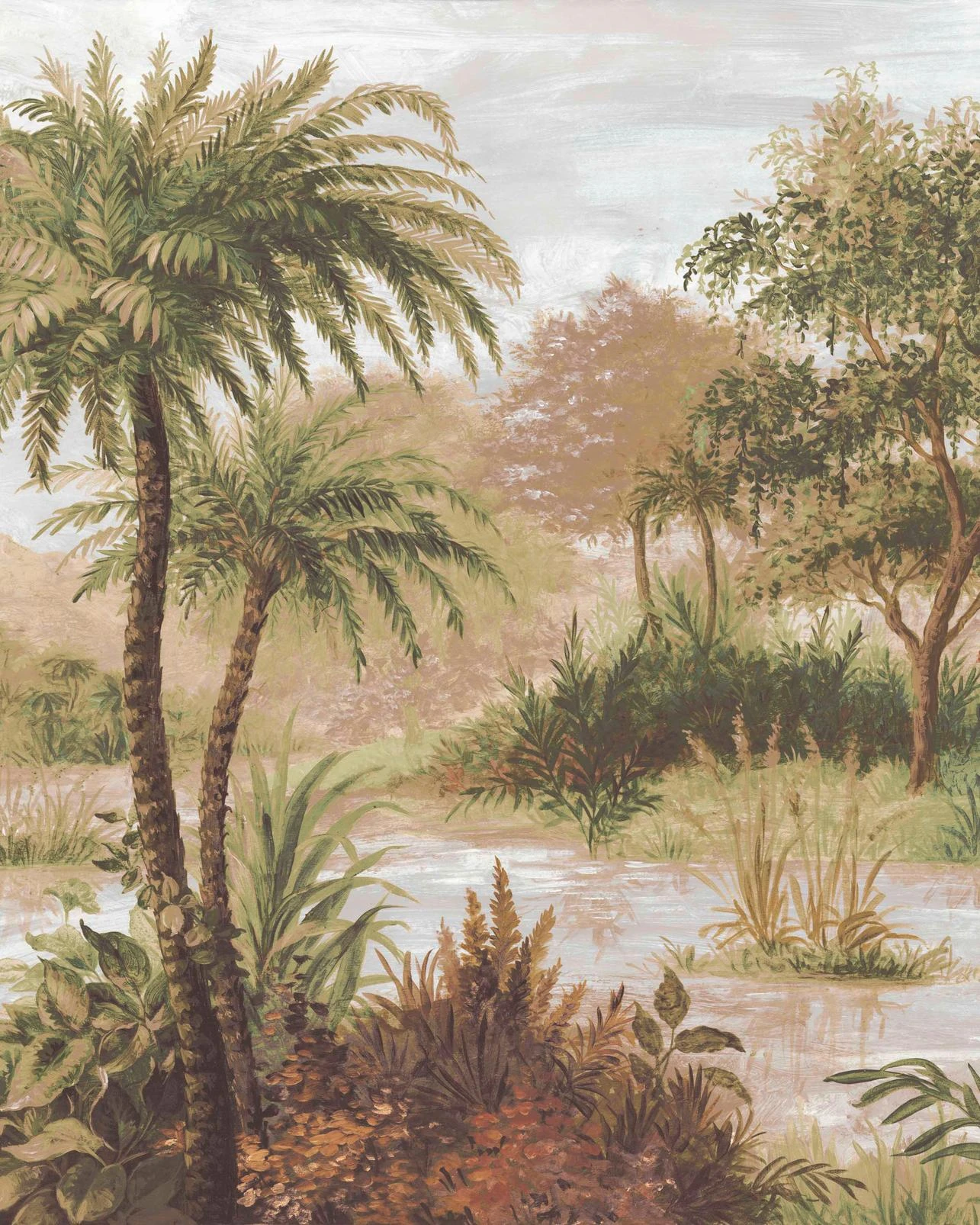 Caelum Palms Ochre Bespoke Mural - 146659_TILE_02_CAELUMPALMS_OCHRE.jpg