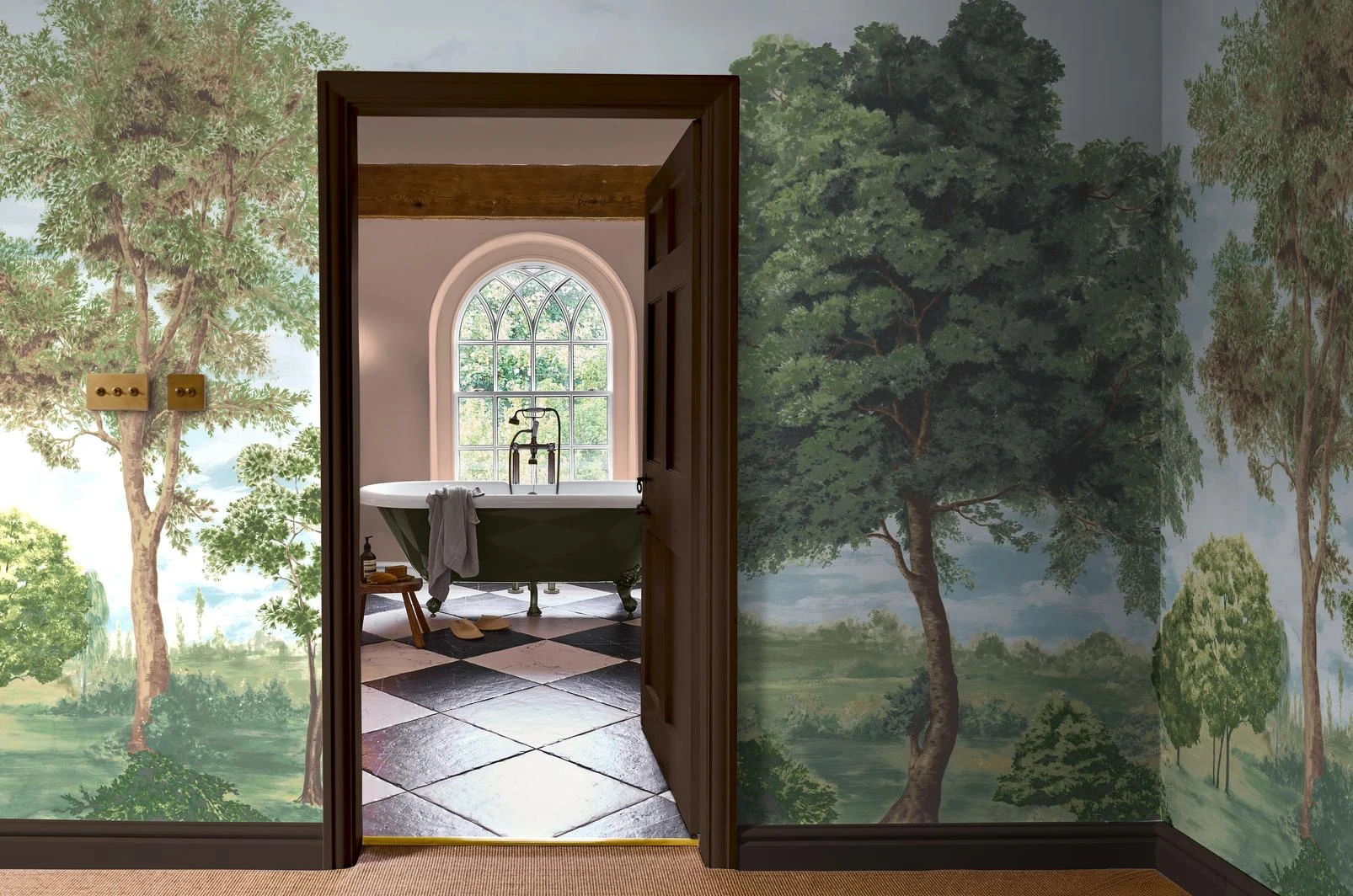 The Old Grove Day Bespoke Mural - 146677_ROOMSET_TheOldGroveDay_Elderton_WhisperingRose.jpg