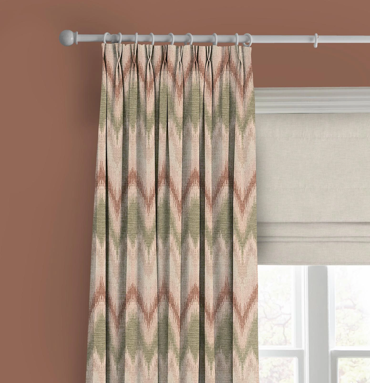 Zigzagare Pink Curtain - 147041cur_CAMEO_ZIGZAGAREGREEN_140151rom_ANQASAND_ROSEEARTH.jpg