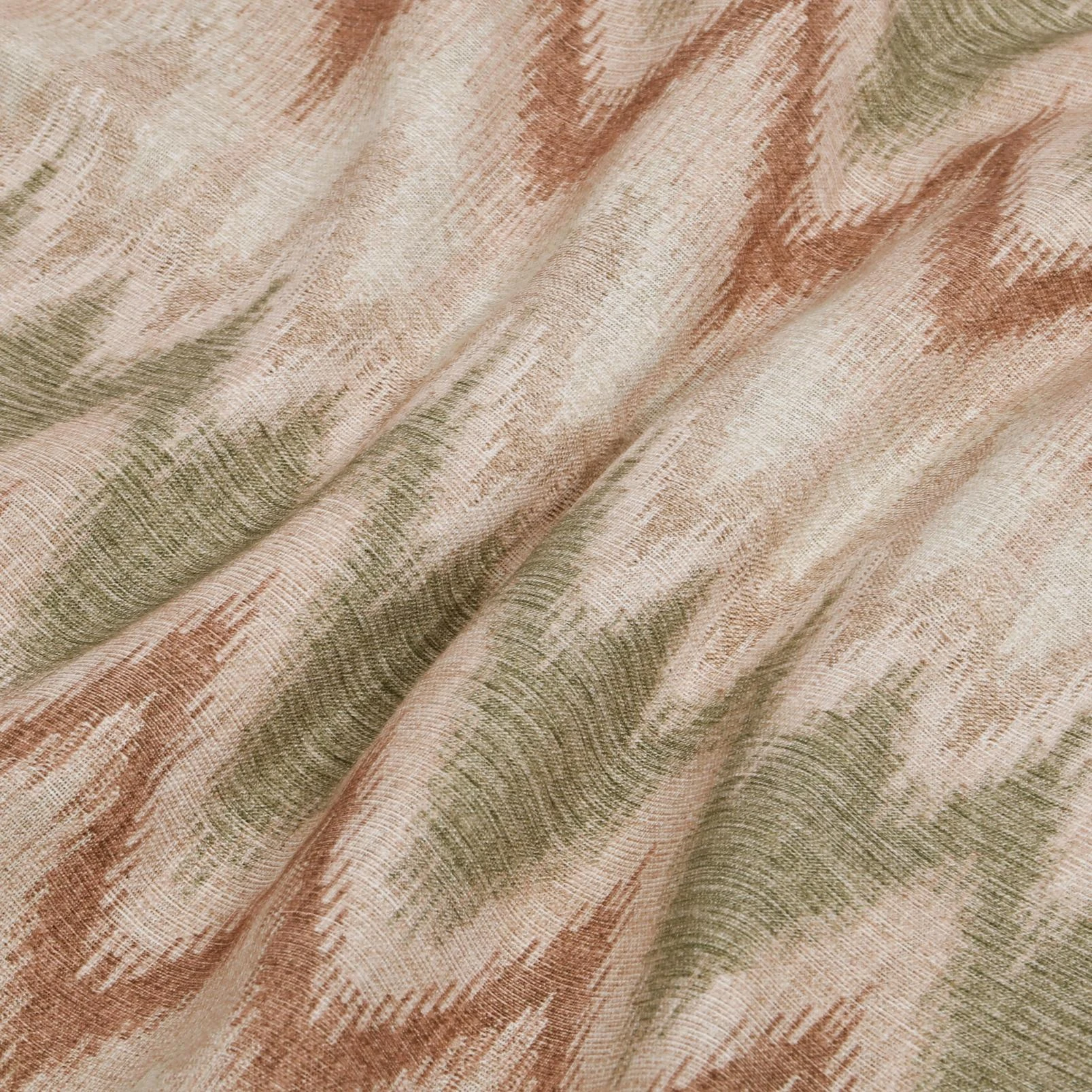 Zigzagare Pink Curtain - 147041cur_FABRIC_ZIGZAGARE_GREEN_SCRUNCH.jpg