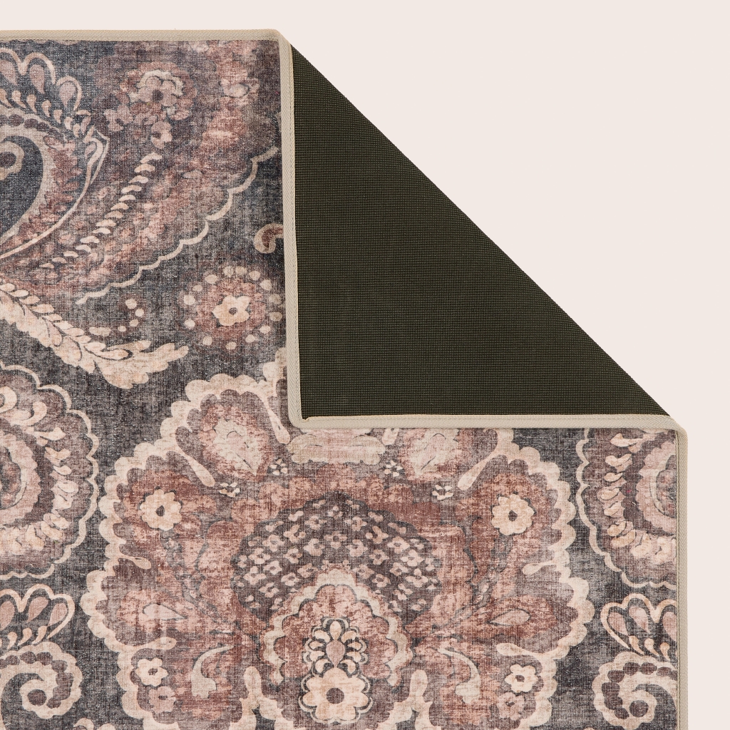 Paisley Tapestry Smoke Rug