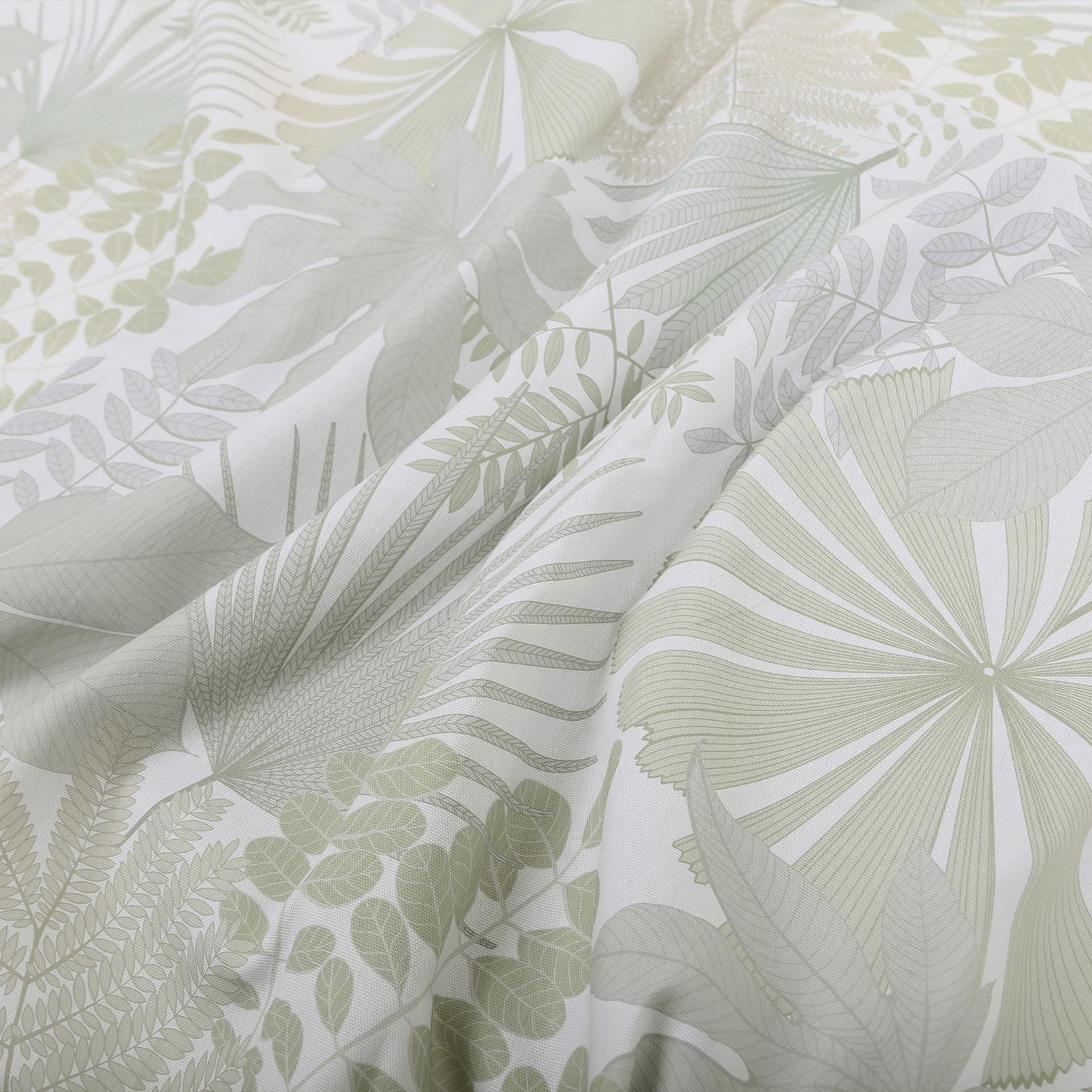 Bohemia Sage Curtains fabric close up image