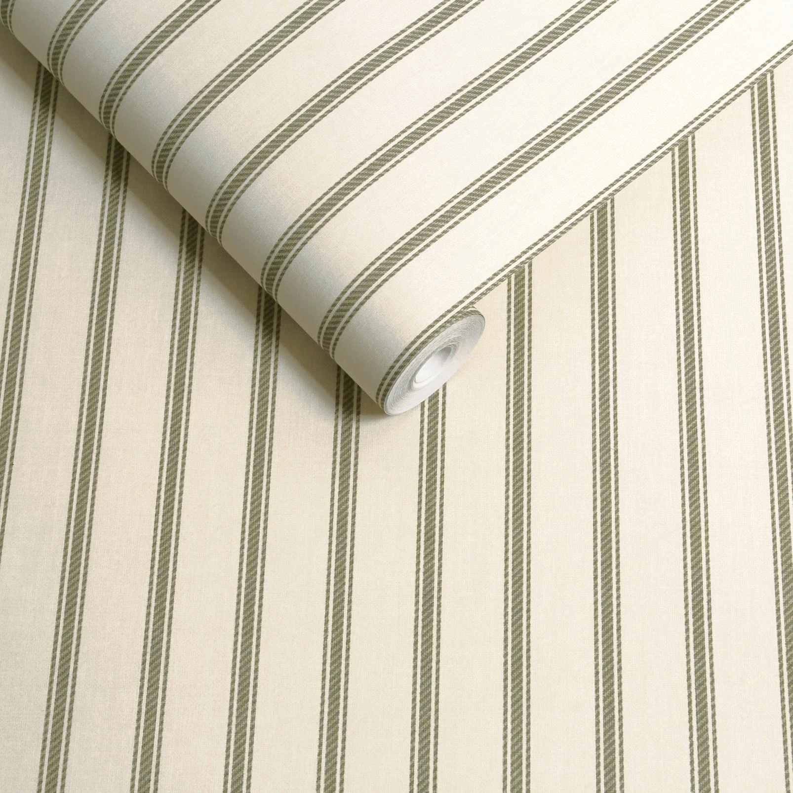 Sunday Stripe Olive Wallpaper by Nate Berkus - 147968_ROLLSHOT_01_SundayStripeOlive.jpg
