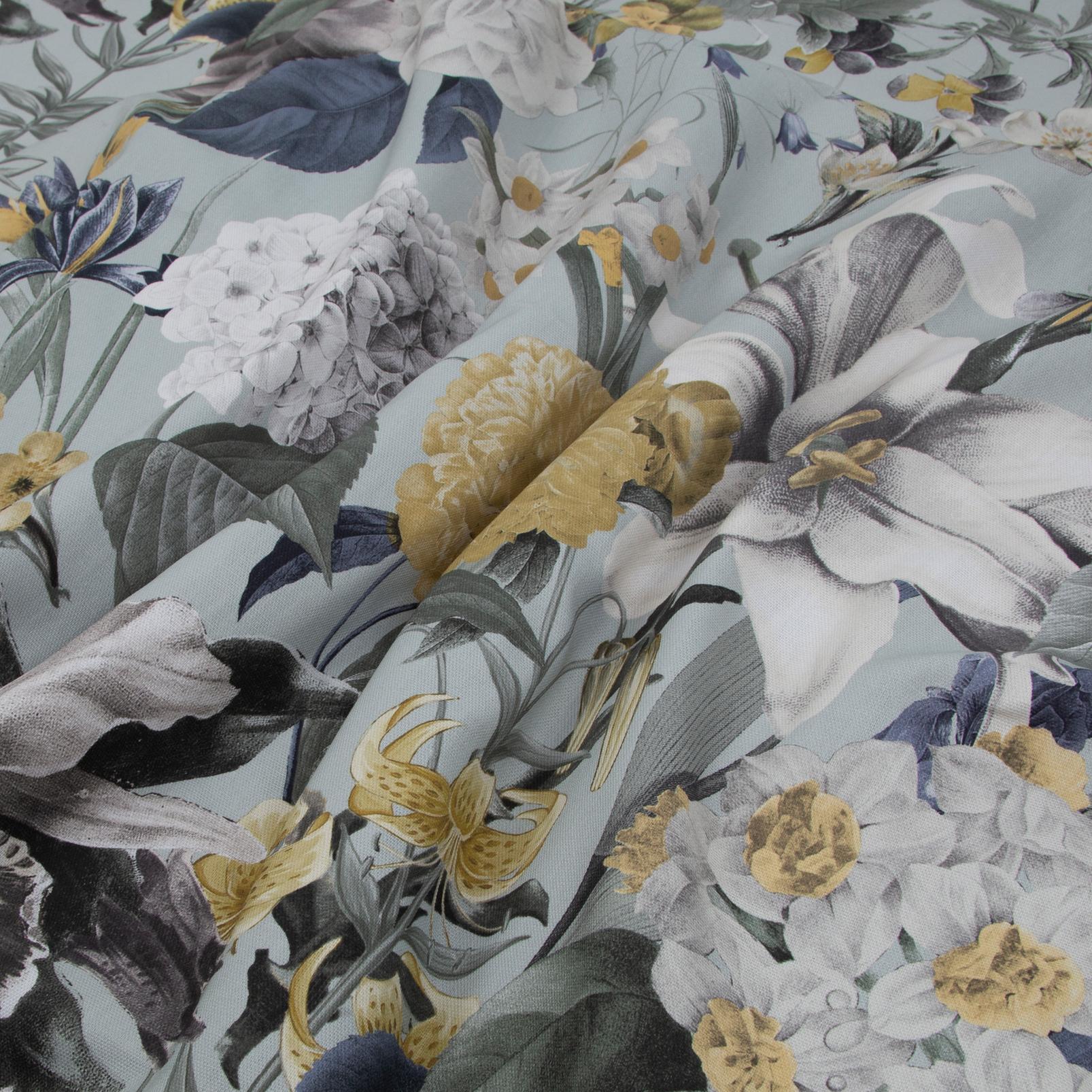 Glasshouse Flora Morning Curtains fabric close up image