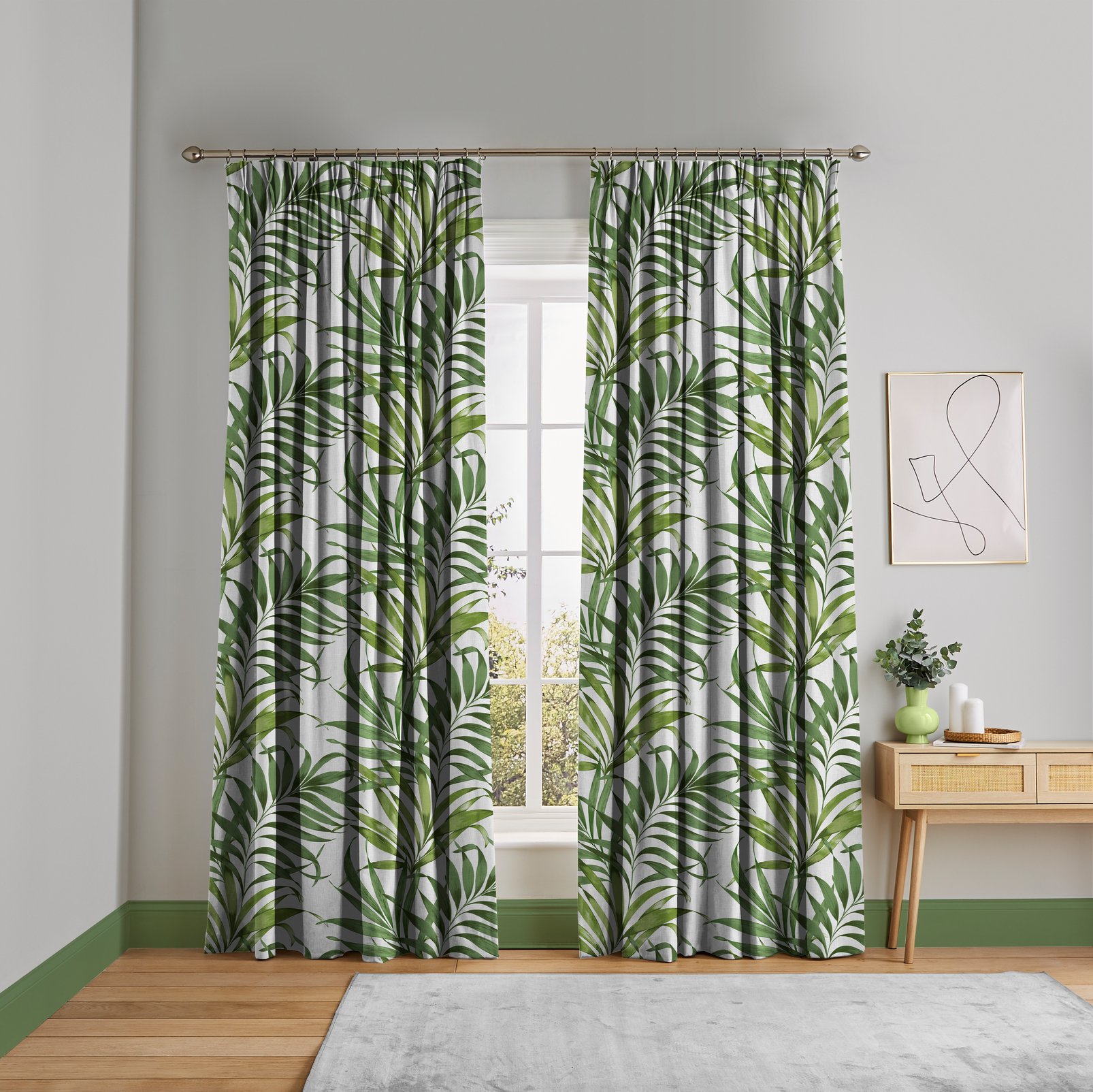 Yasuni Lush Curtains in a Roomset