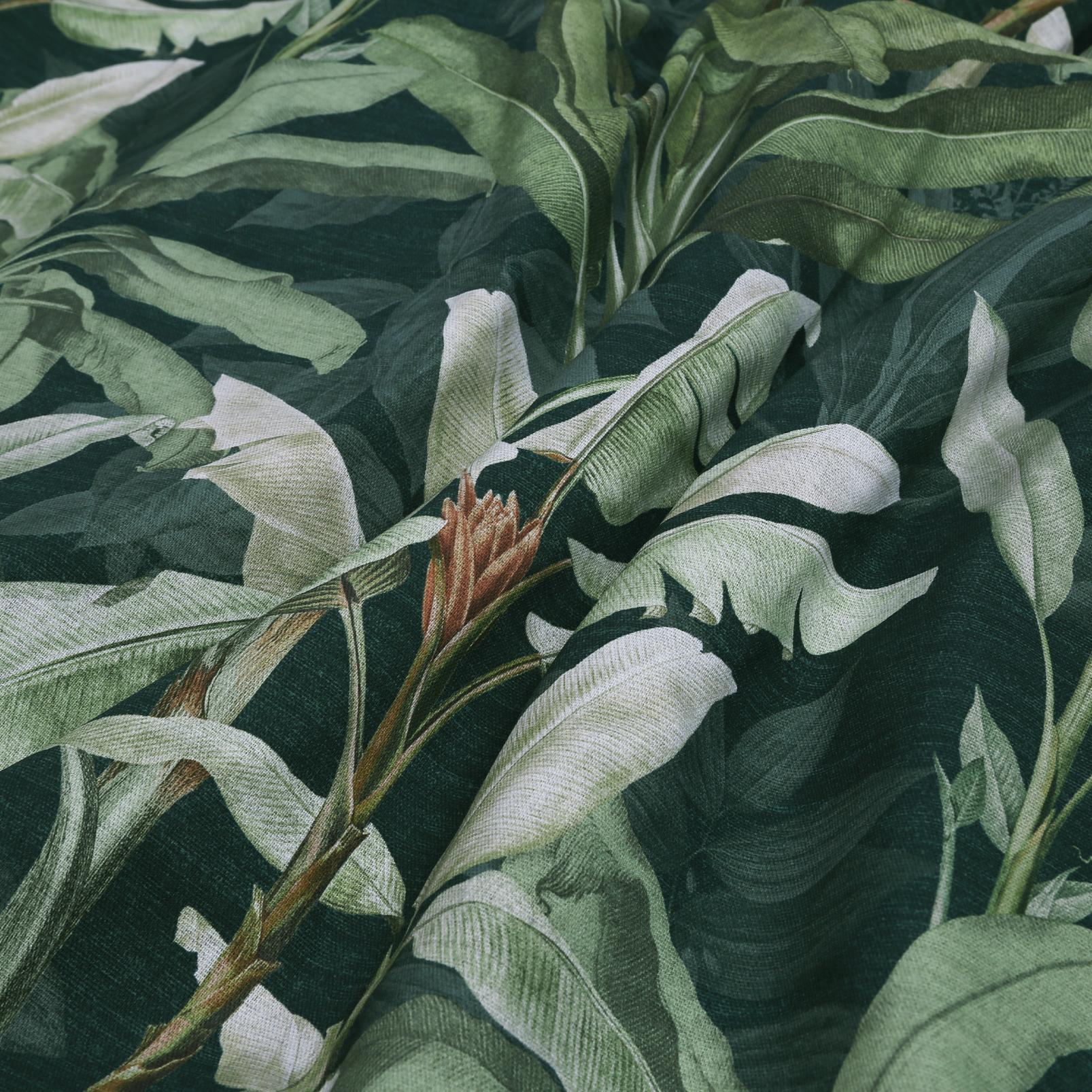 Borneo Emerald Curtains fabric close up image