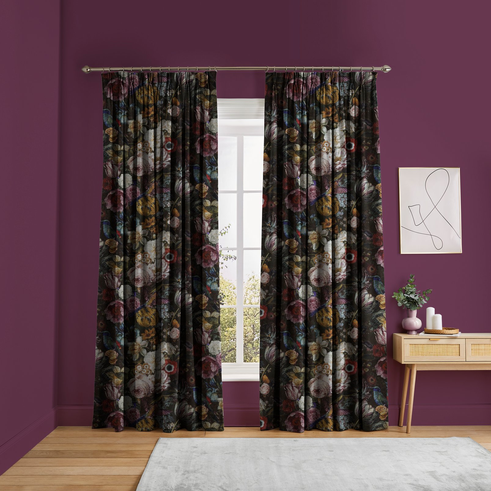 Allure Curtains in a Roomset