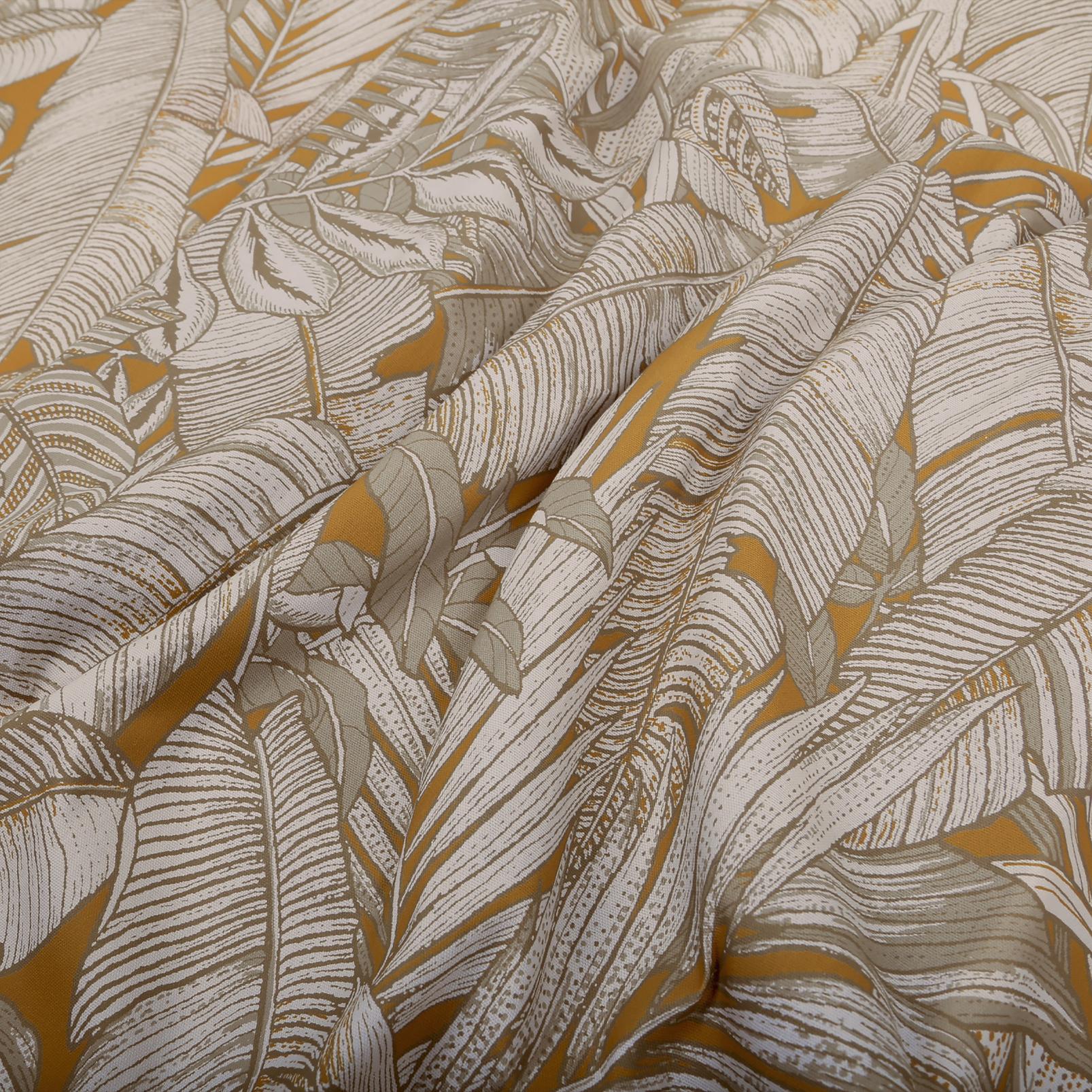 Paradys Turmeric Curtains fabric close up image