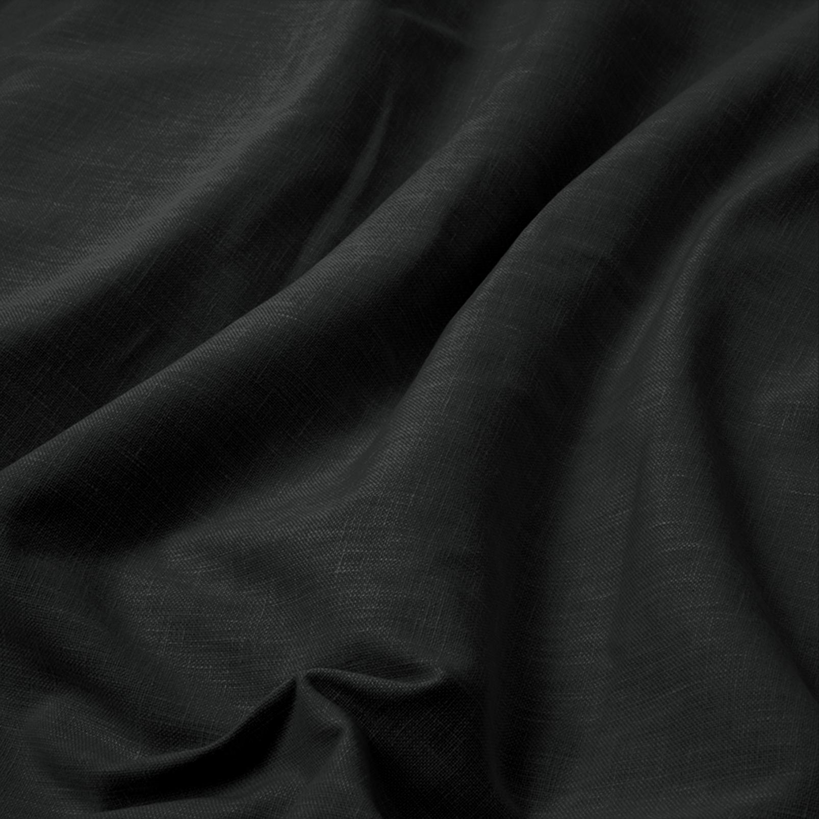 Campanile Black Curtains fabric close up image