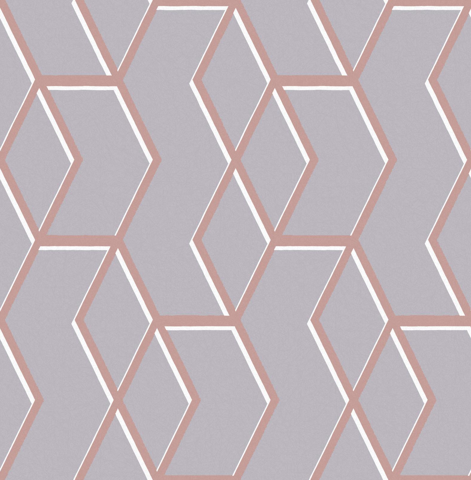 Archetype Grey & Rose Gold Wallpaper - 104734_TILE_ARCHETYPE GREY ROSE GOLD_01.jpg