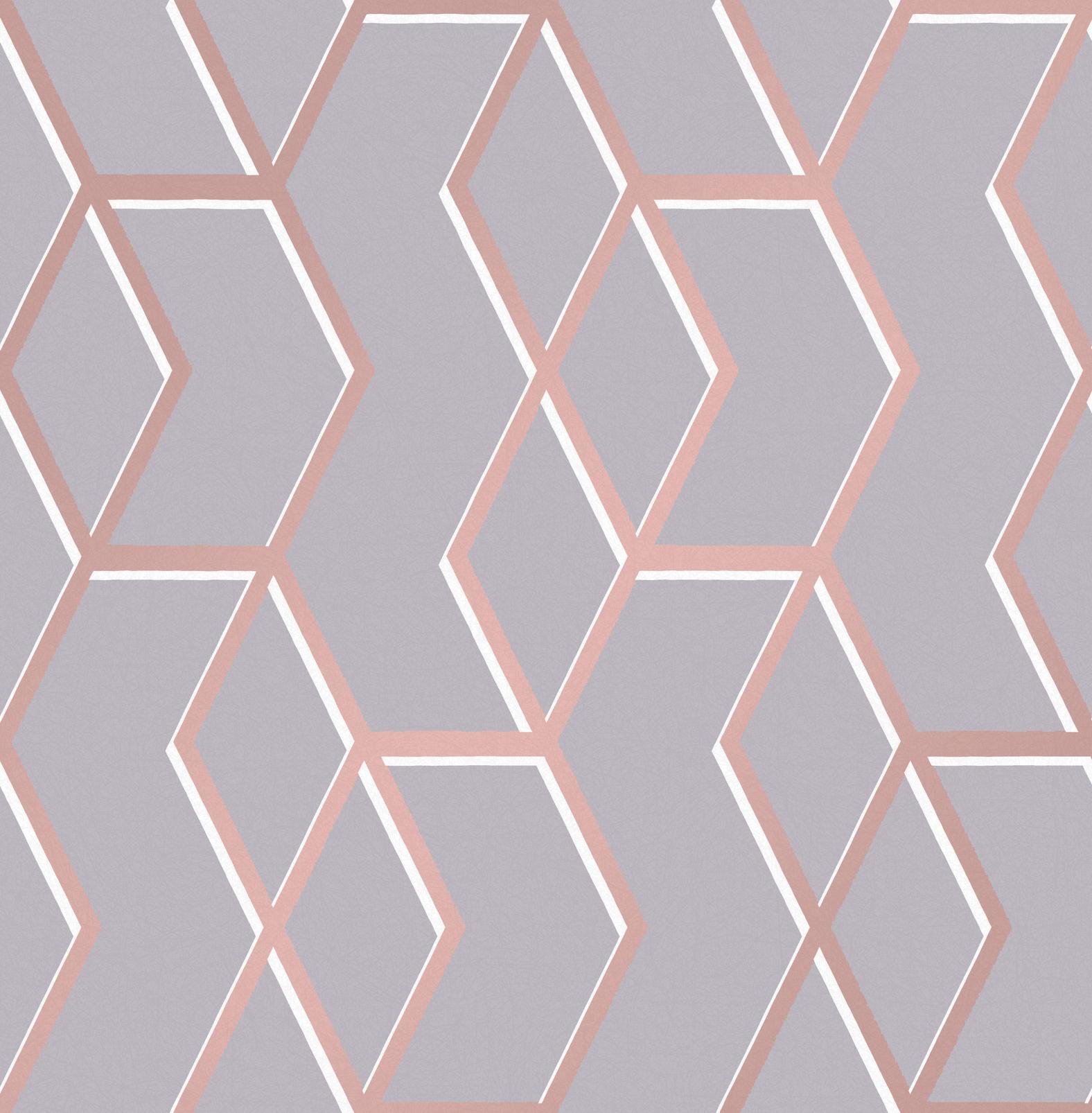Archetype Grey & Rose Gold Wallpaper - 104734_TILE_ARCHETYPE GREY ROSE GOLD_02.jpg