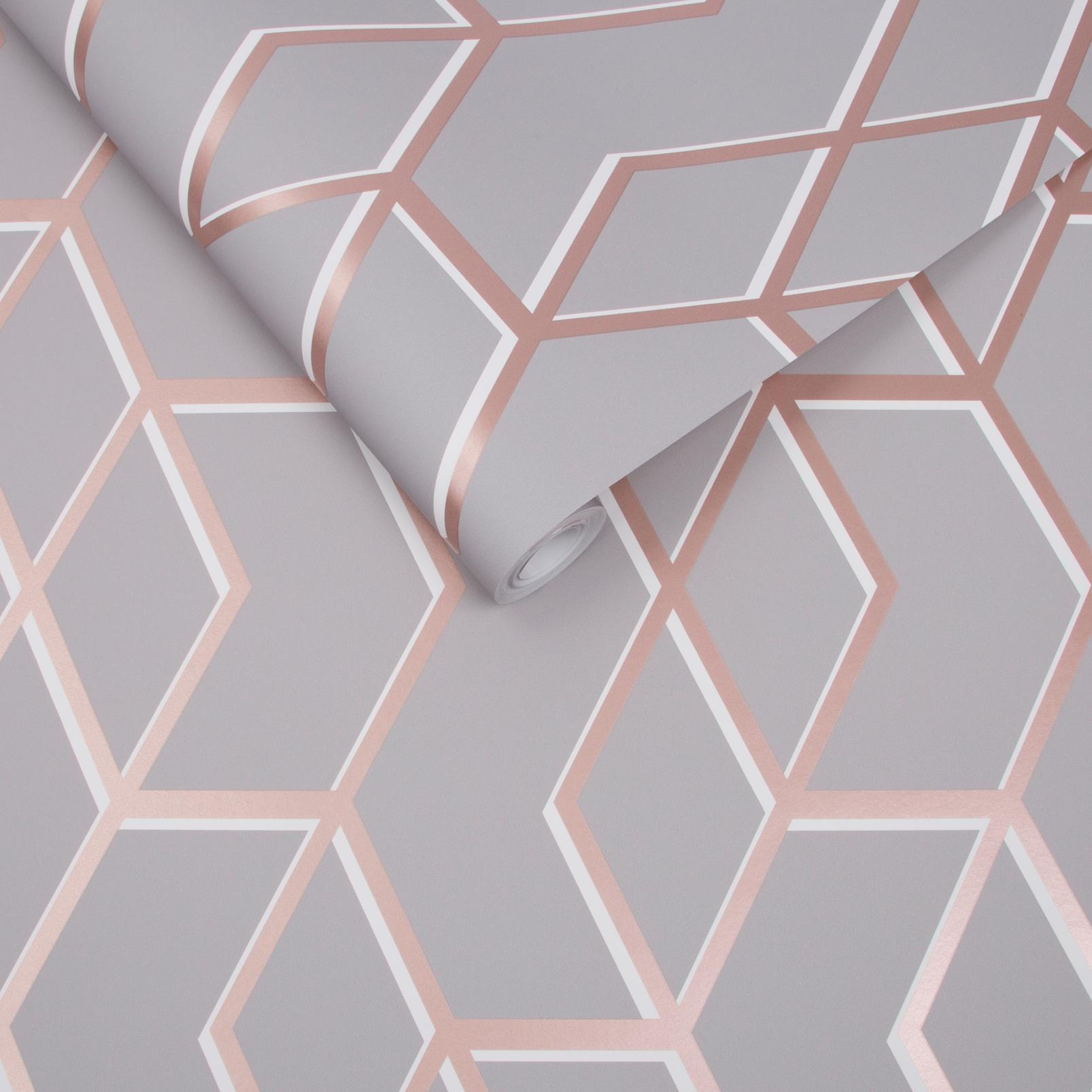 Archetype Grey & Rose Gold Wallpaper - 104734_ROLLSHOT_ARCHETYPE GREY ROSE GOLD_02.jpg
